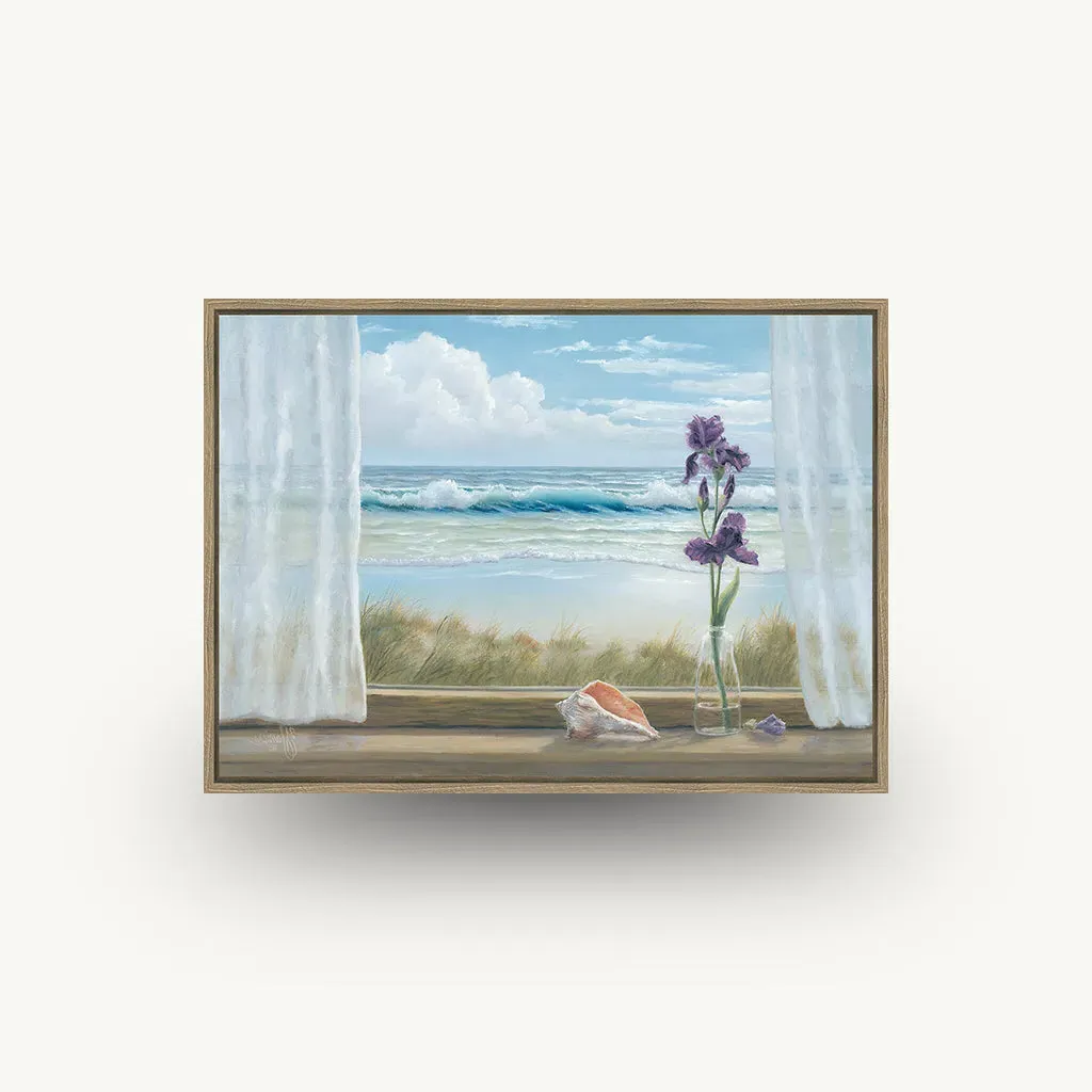 Ocean View III Framed Wall Art - Walnut product