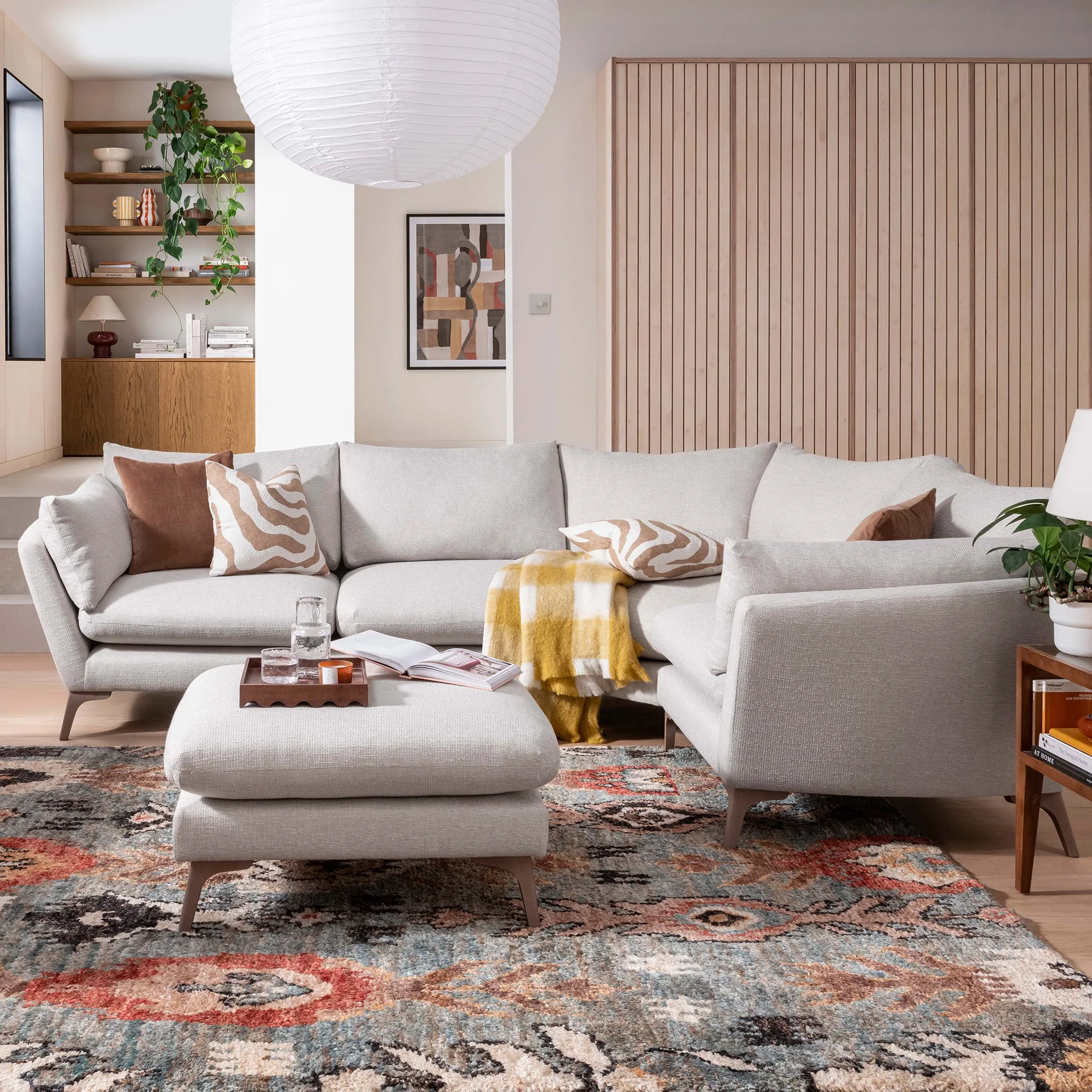 Oliver Corner Left Hand Facing Sofa - Natural product