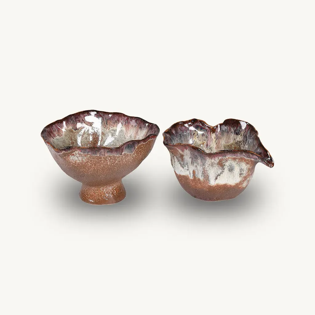 Ombre Sugar and Milk Set - Brown, Ceramic alternate view