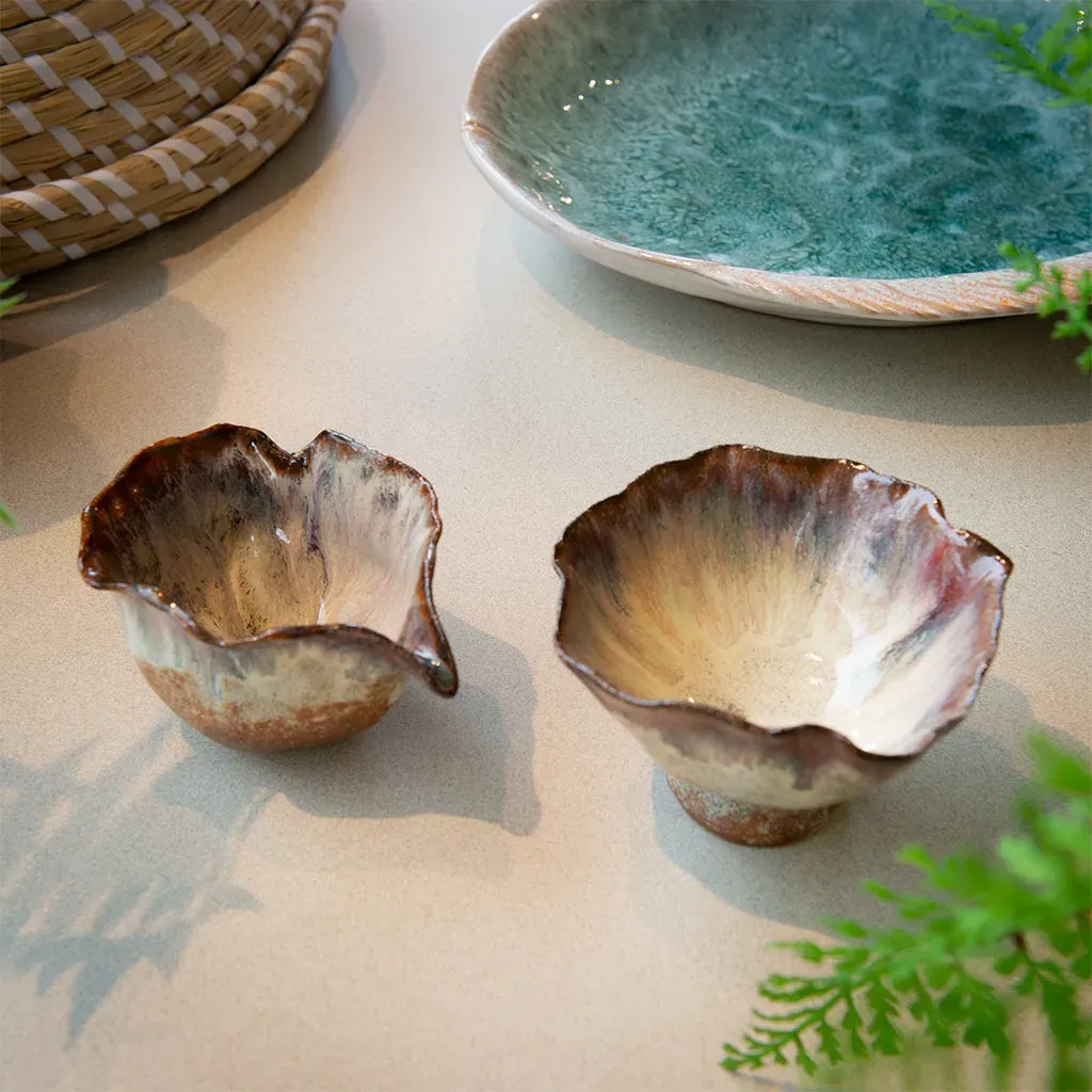 Ombre Sugar and Milk Set - Brown, Ceramic product