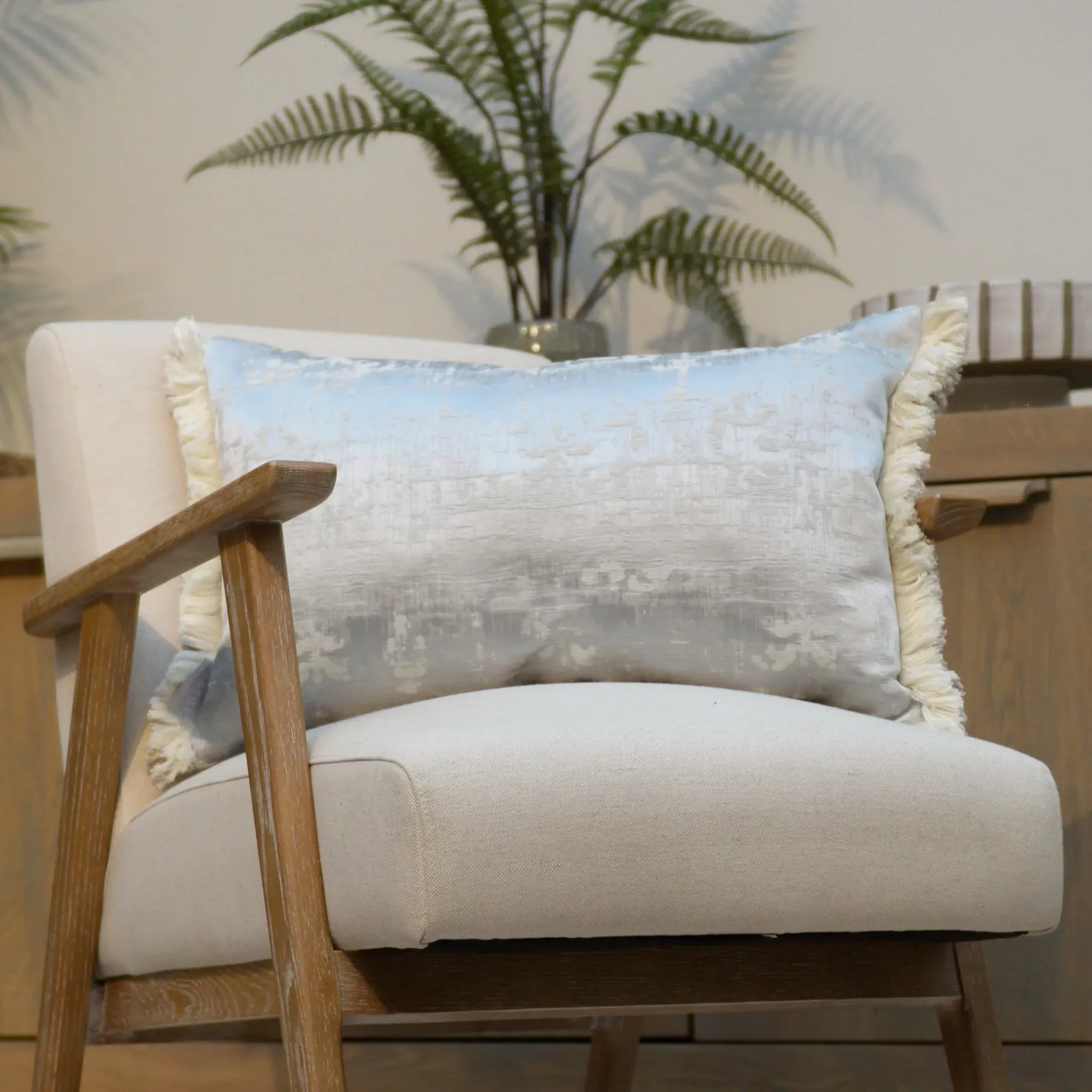 Orta Cushion - Silver alternate view