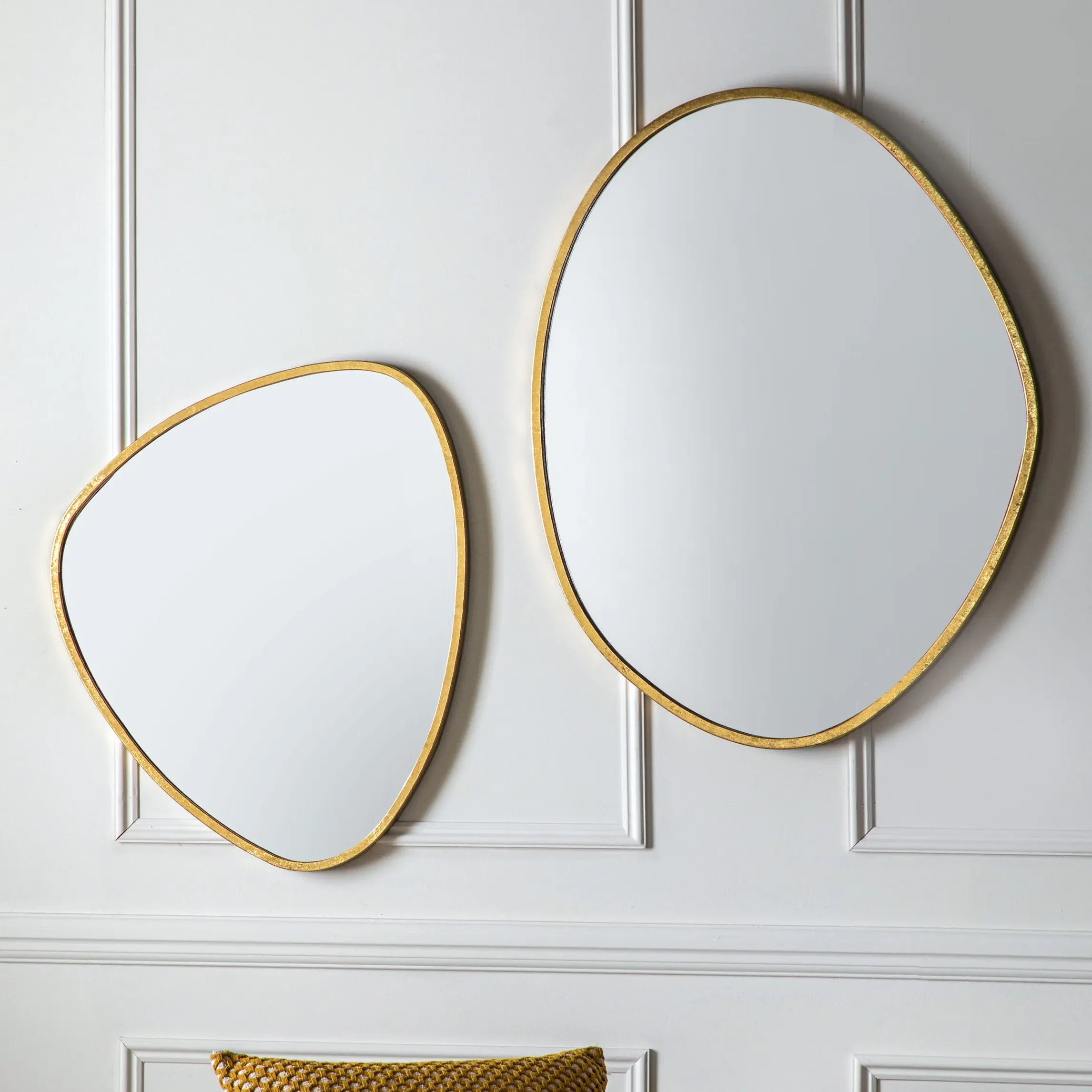 Ottawa Irregular Wall Mirror - Gold alternate view
