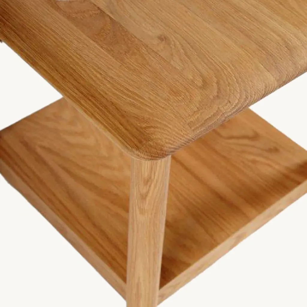 Oxie Lamp Table - Oak alternate view