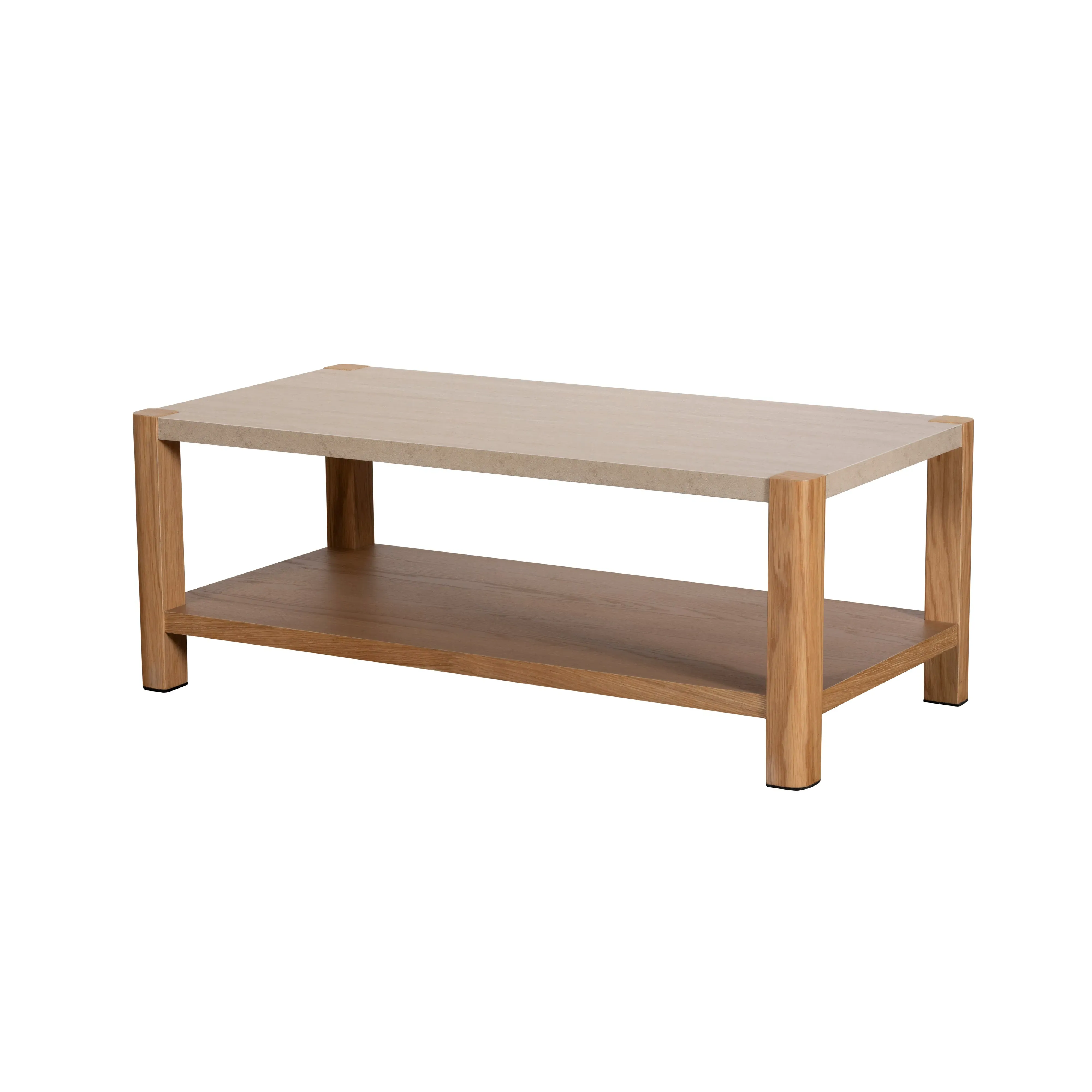 Padstow Coffee Table - HPL Top, Oak Legs alternate view