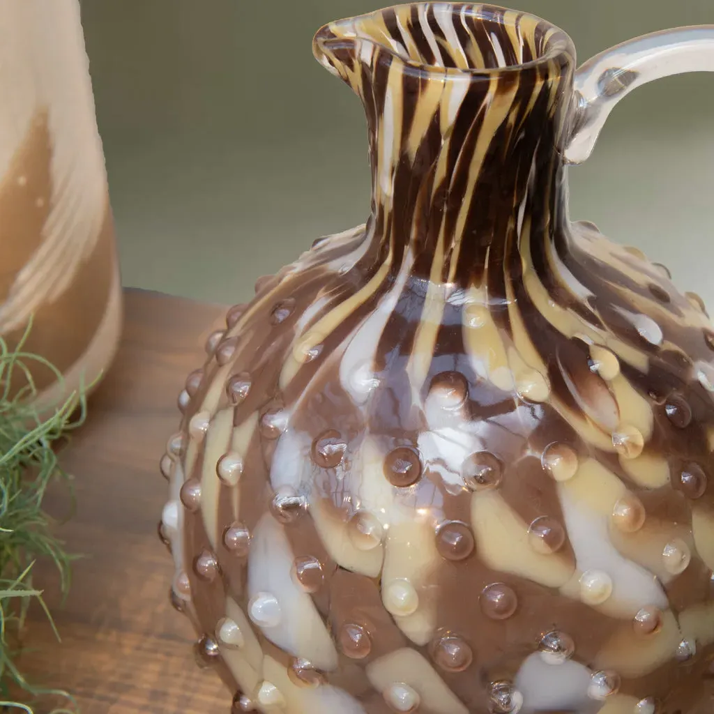 Patterned Pitcher - Multicoloured Glass alternate view