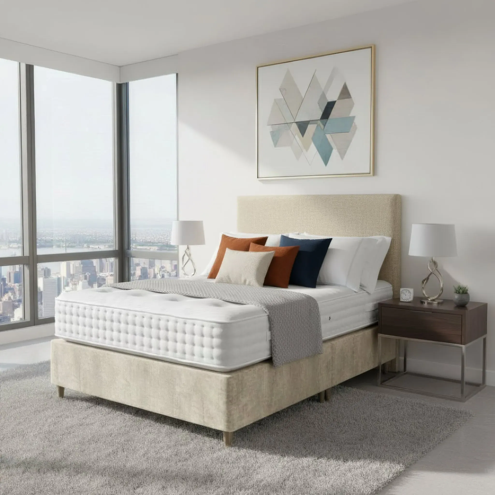 Prarie Double Bed Frame - Light Grey product