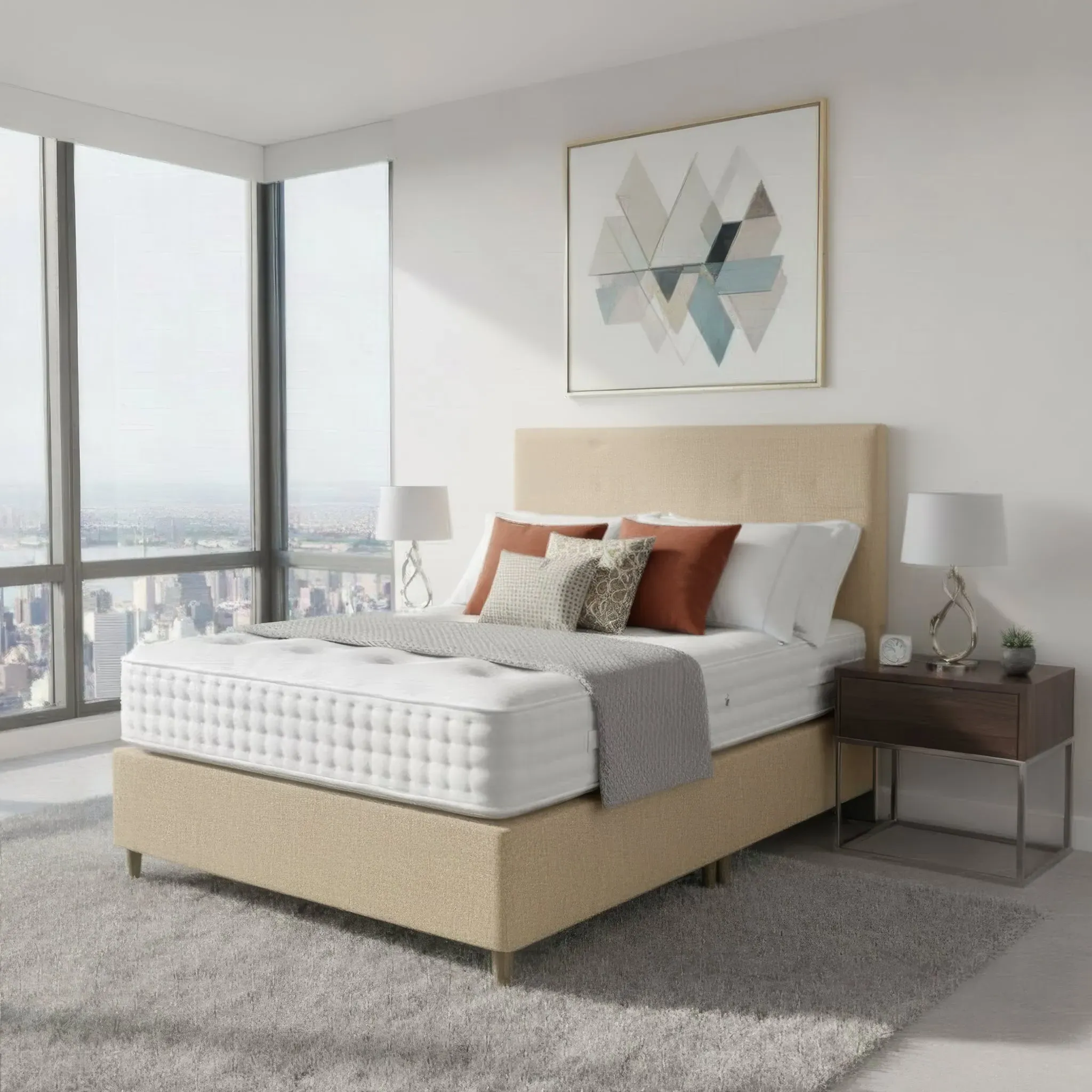 Prarie Super King Headboard - Beige product