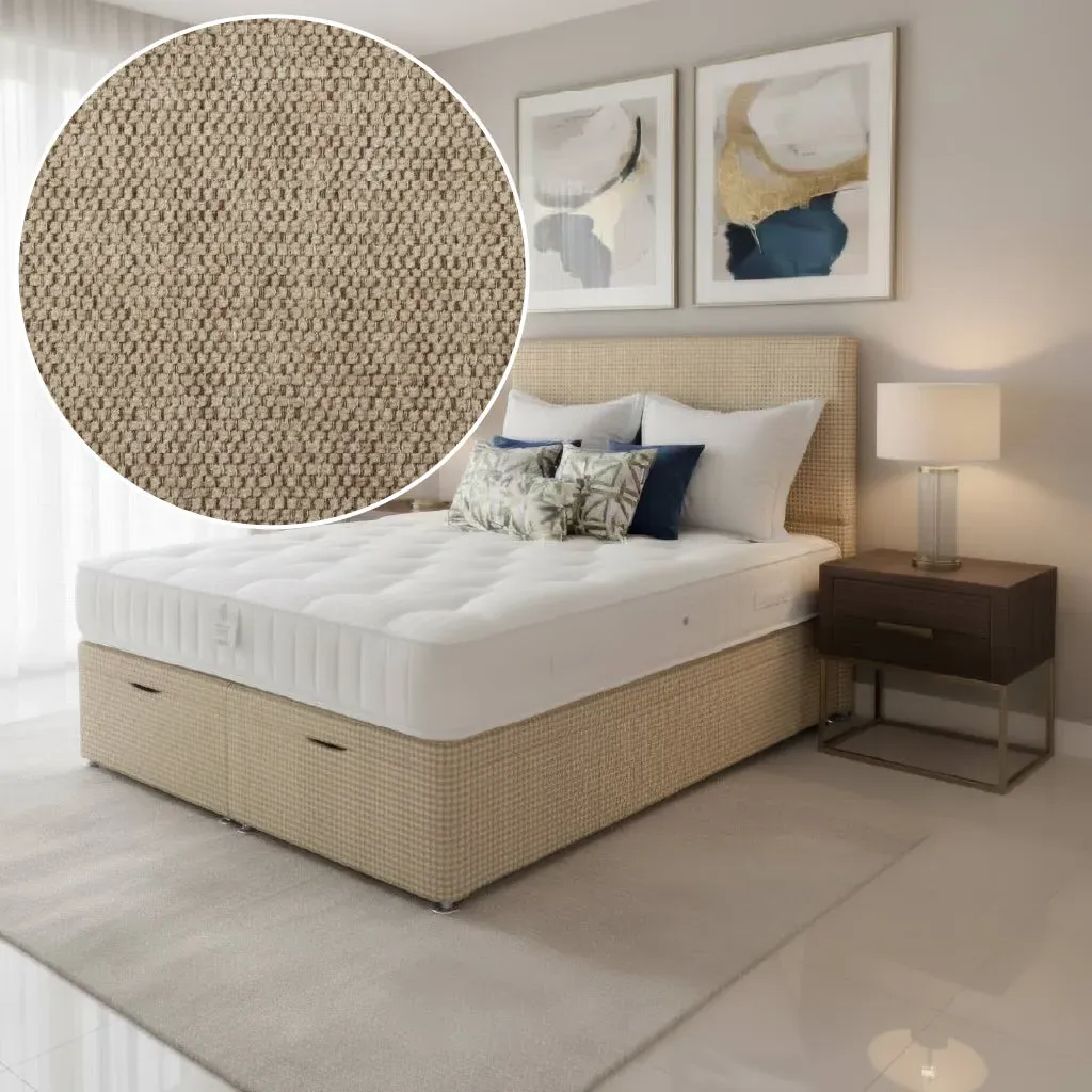 Prarie Super King Ottoman Bed with Storage - Brown alternate view