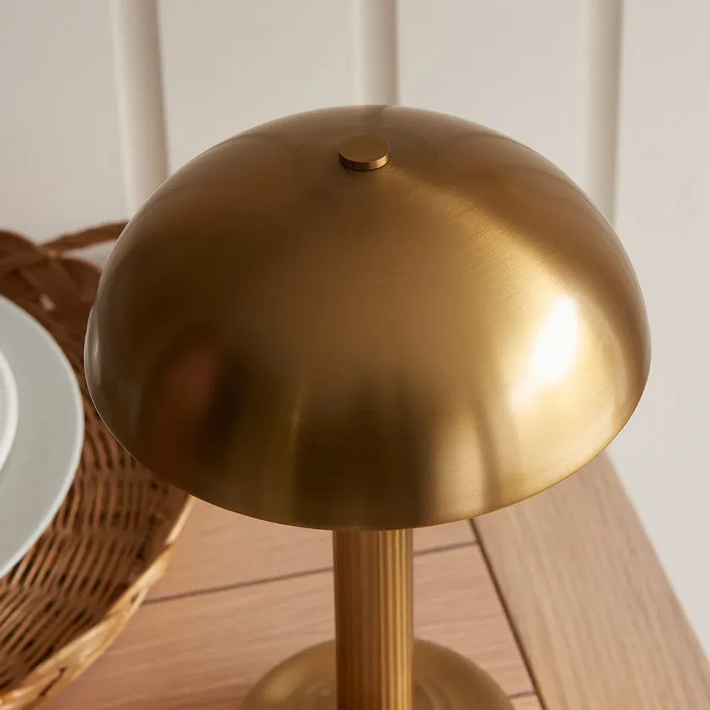Rechargeable Table Lamp with Dimmer - Warm Brass alternate view
