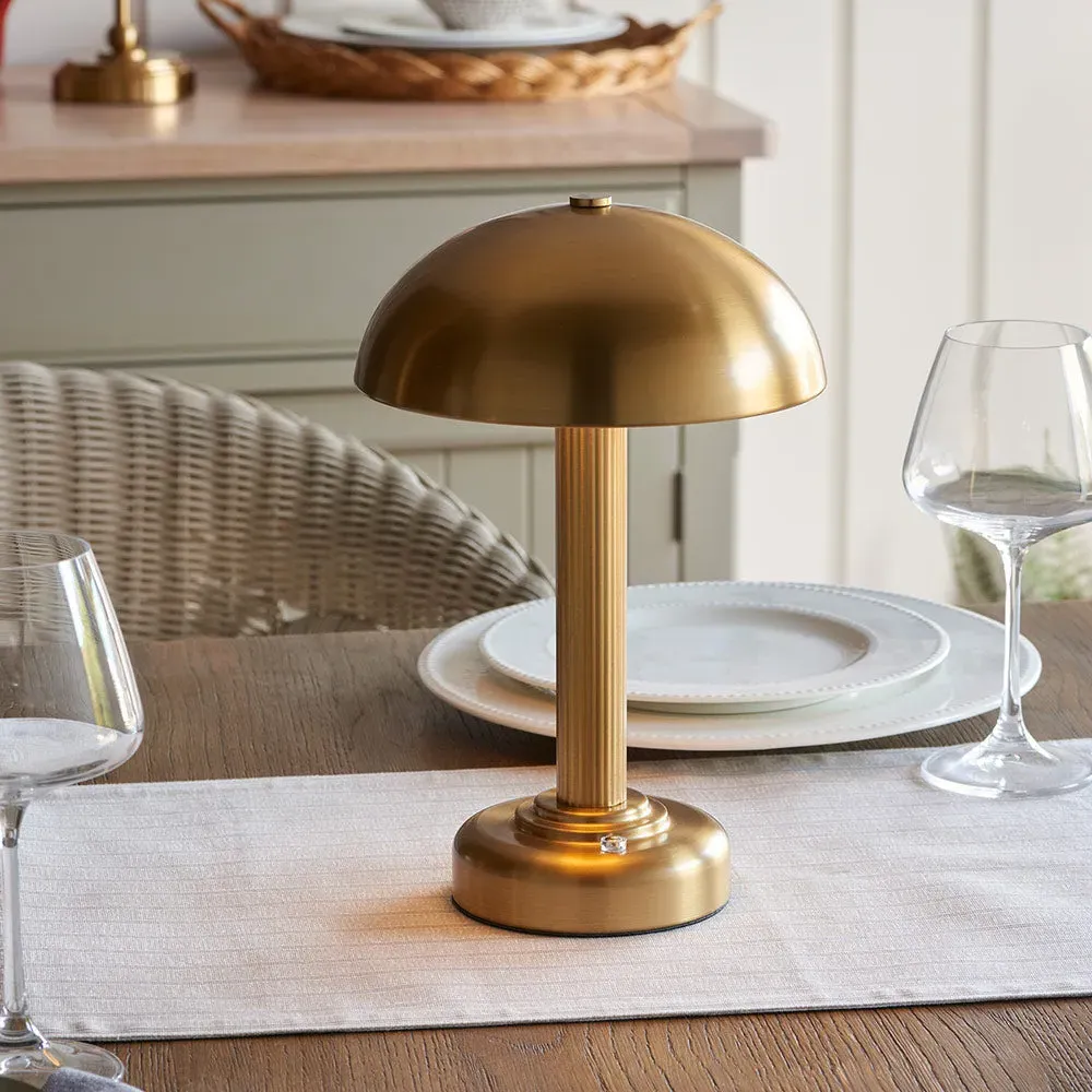 Rechargeable Table Lamp with Dimmer - Warm Brass product