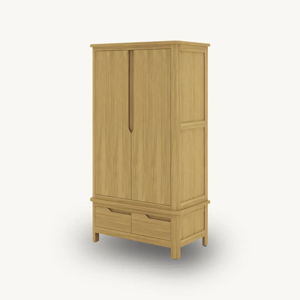 Romina Double Wardrobe - Oak alternate view