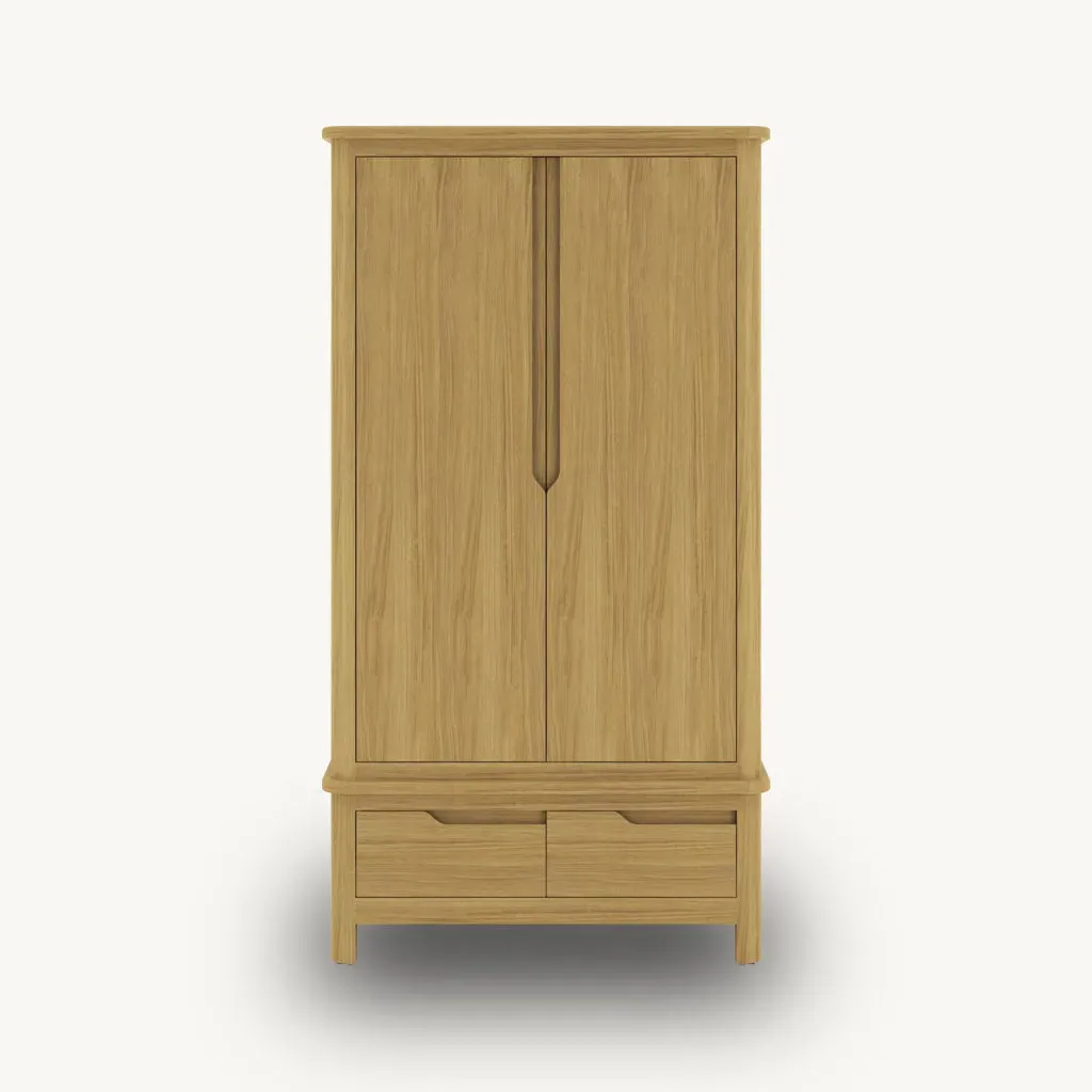 Romina Double Wardrobe - Oak product