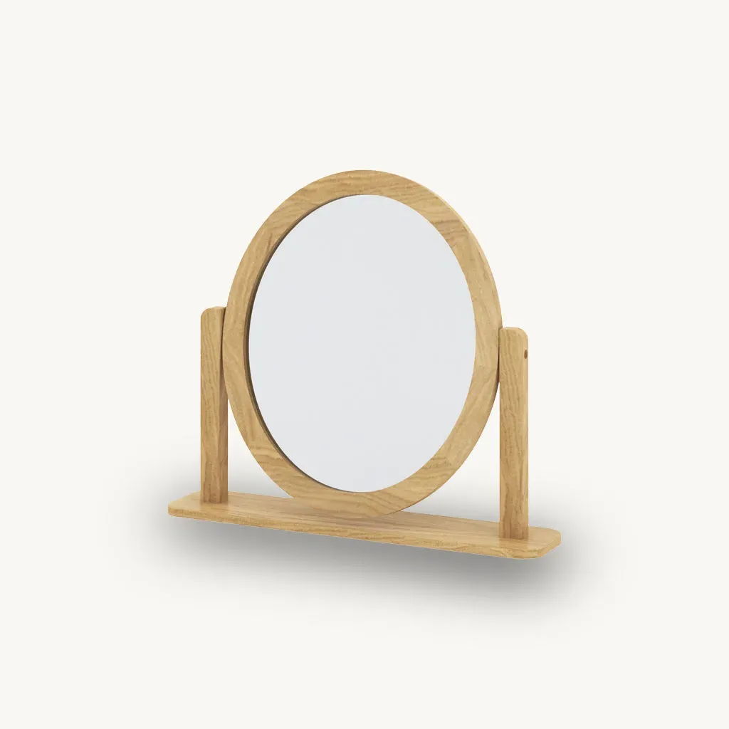 Romina Dressing Table Mirror - Solid Oak product