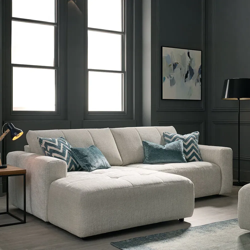 Rondo L-Shaped Chaise Sofa - Blue, Fabric product