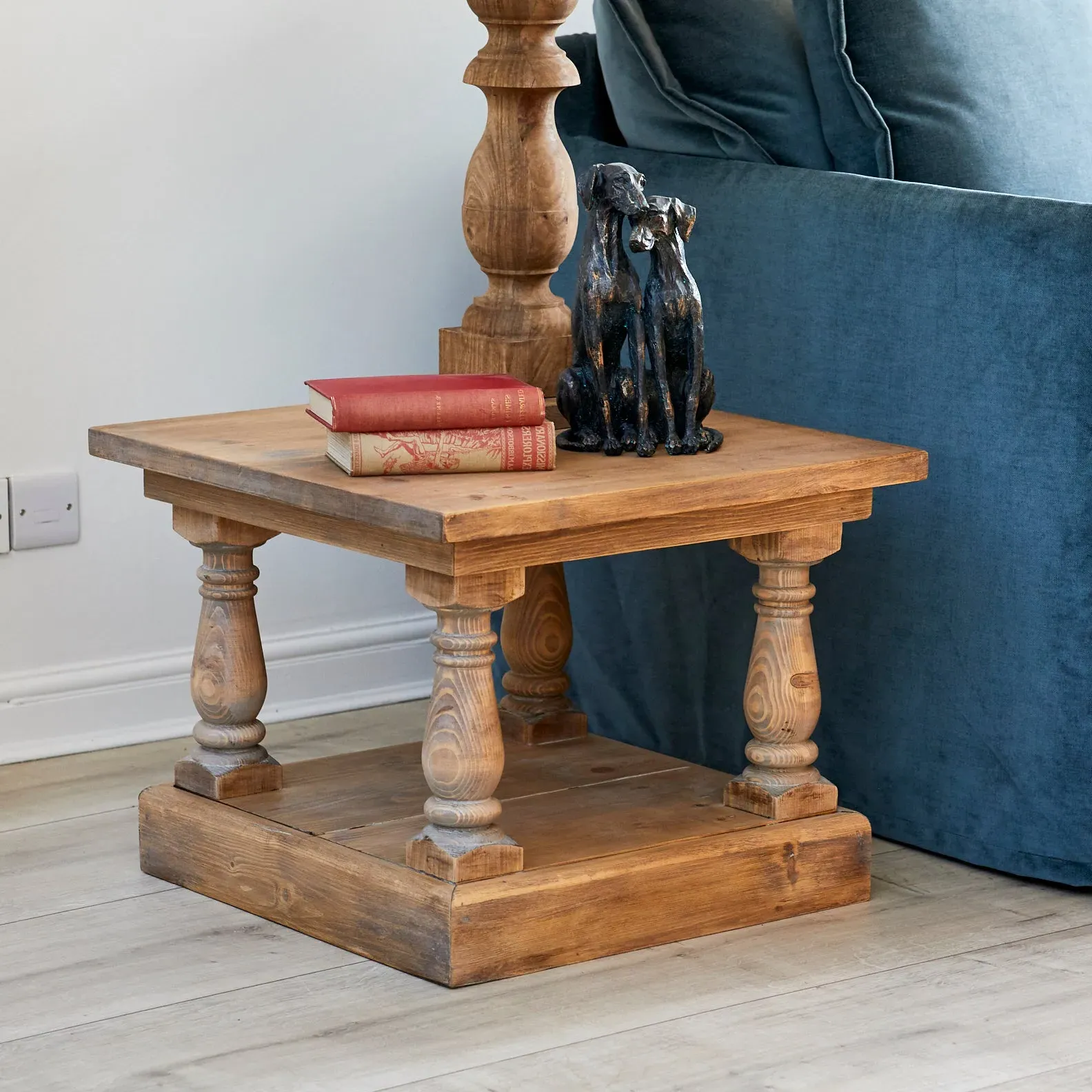 Roslyn Lamp Table - Reclaimed Conifer Wood product