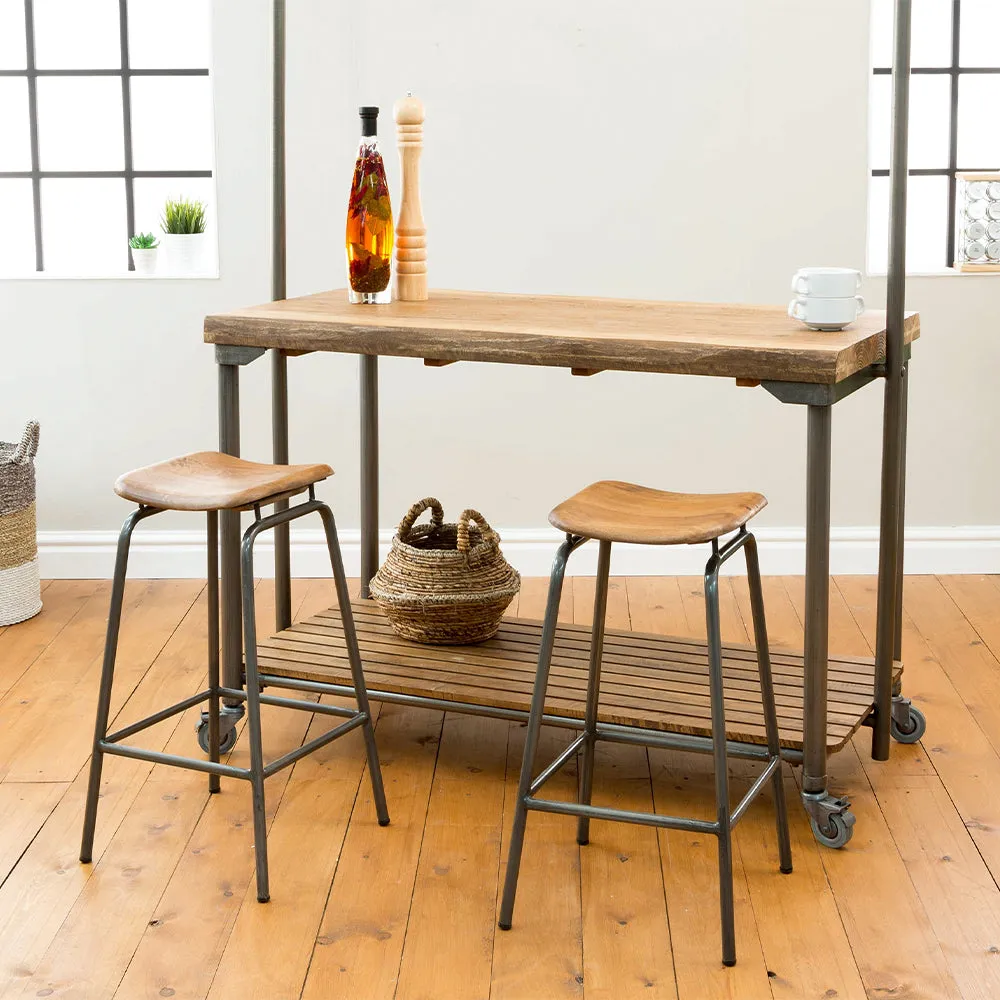 Rustic Lab Stool - Wood product