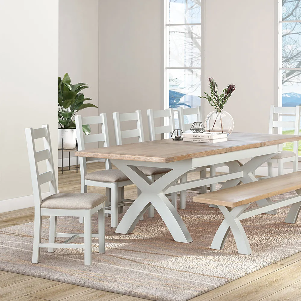 Rutland Ladderback Chair - Off-White, Wood product