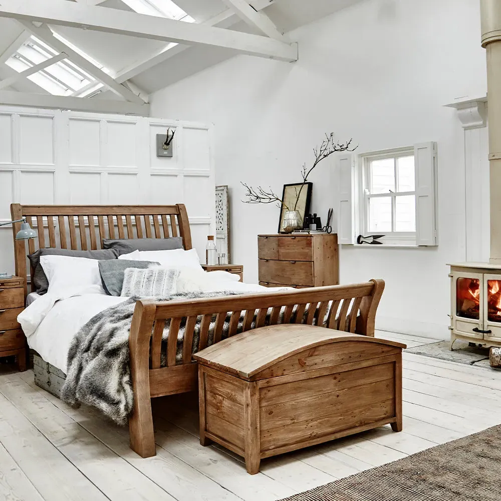 Samana King Size Bed Frame - Reclaimed Wood product