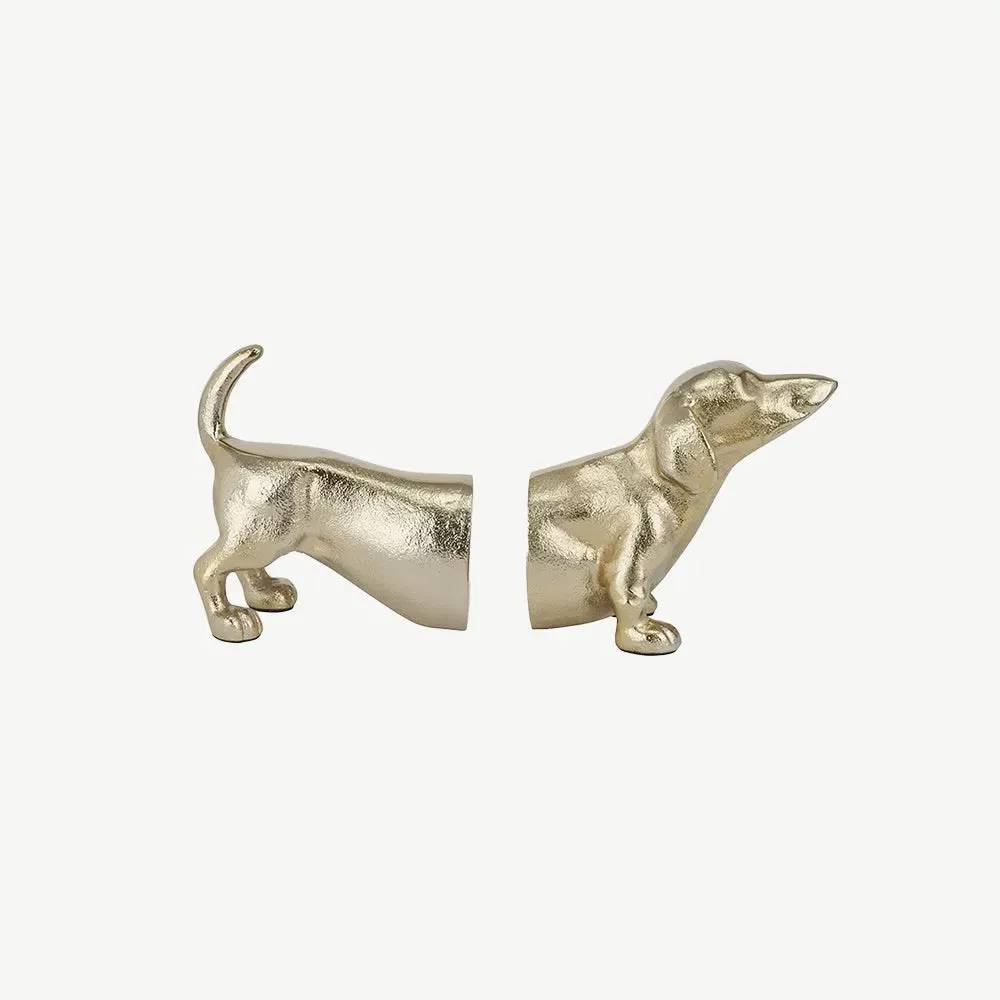 Sausage Dog Book Ends - Metal product