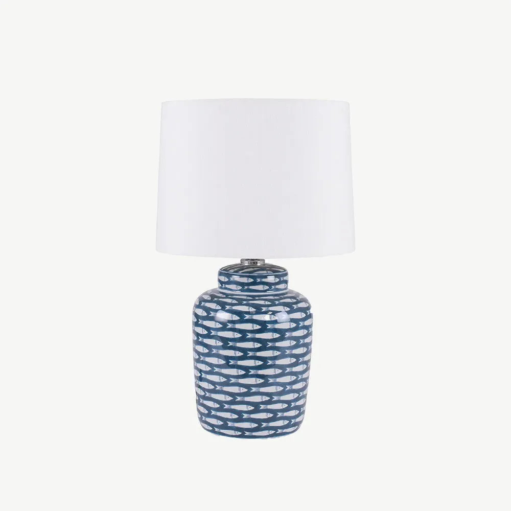 Schoal Table Lamp - Blue, Ceramic alternate view