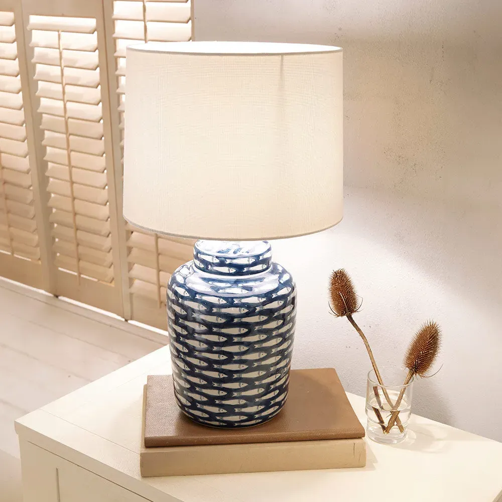 Schoal Table Lamp - Blue, Ceramic product