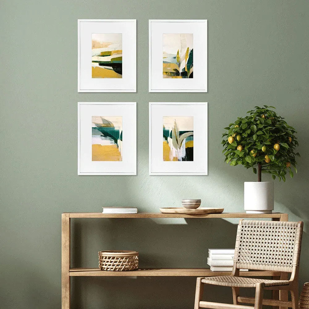 Shapes IV Wall Art - White, Wood alternate view