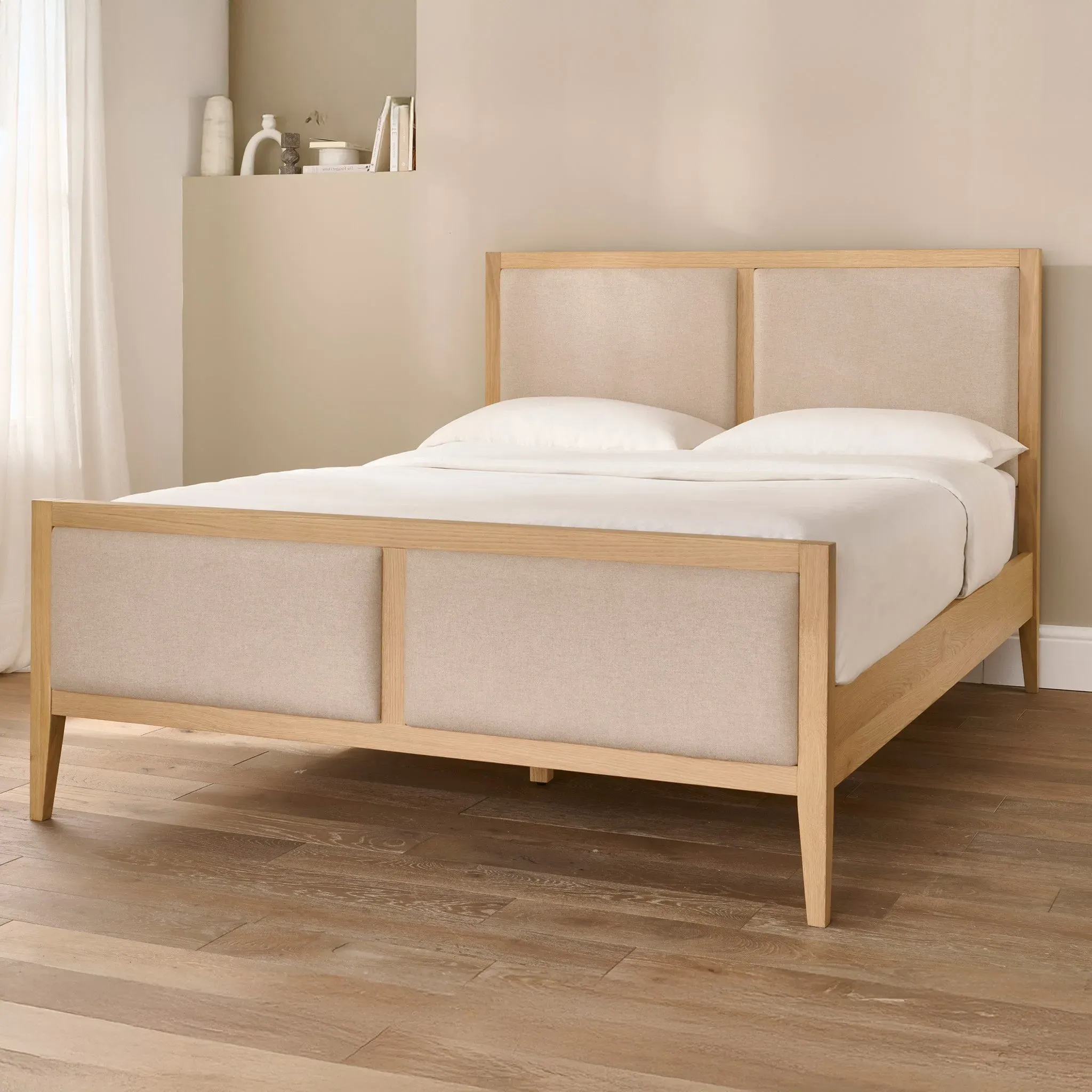 Shelby King Size Bed Frame - Oak product