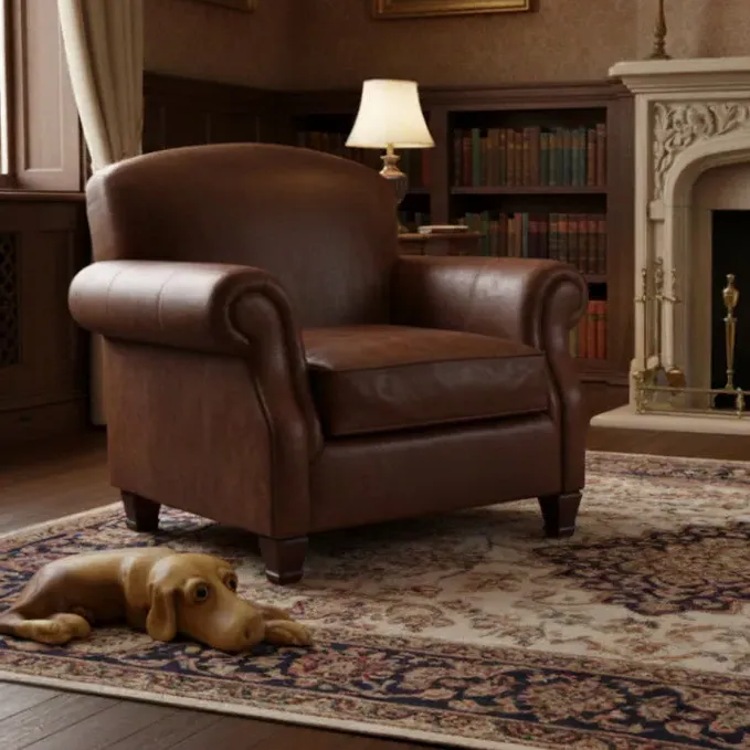 Sleeping Dog Sculpture - Solid Wood product
