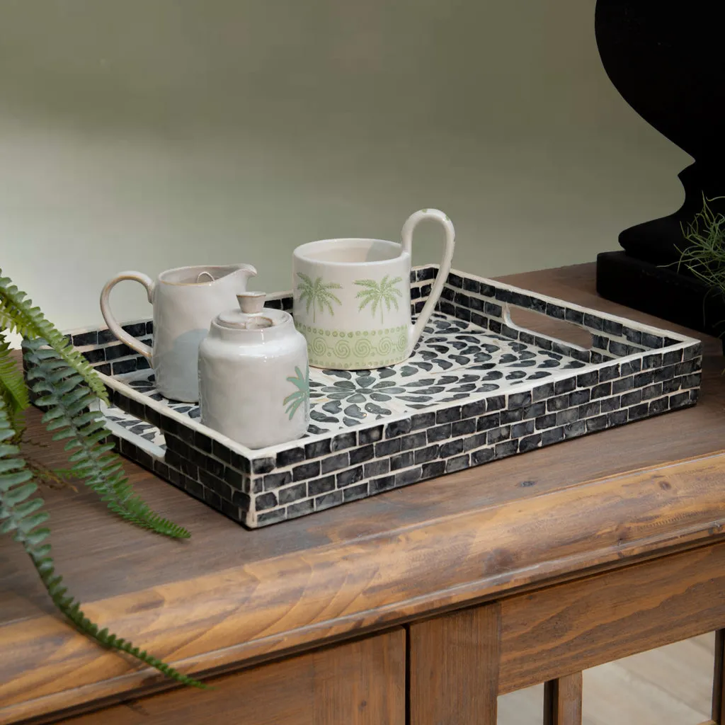 Smoke Capiz Shell Tray product
