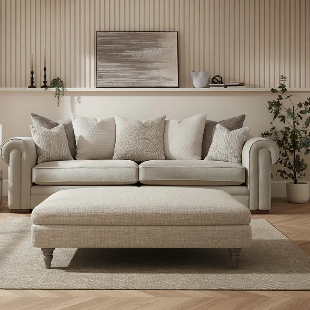 Somersby Large Square Footstool product