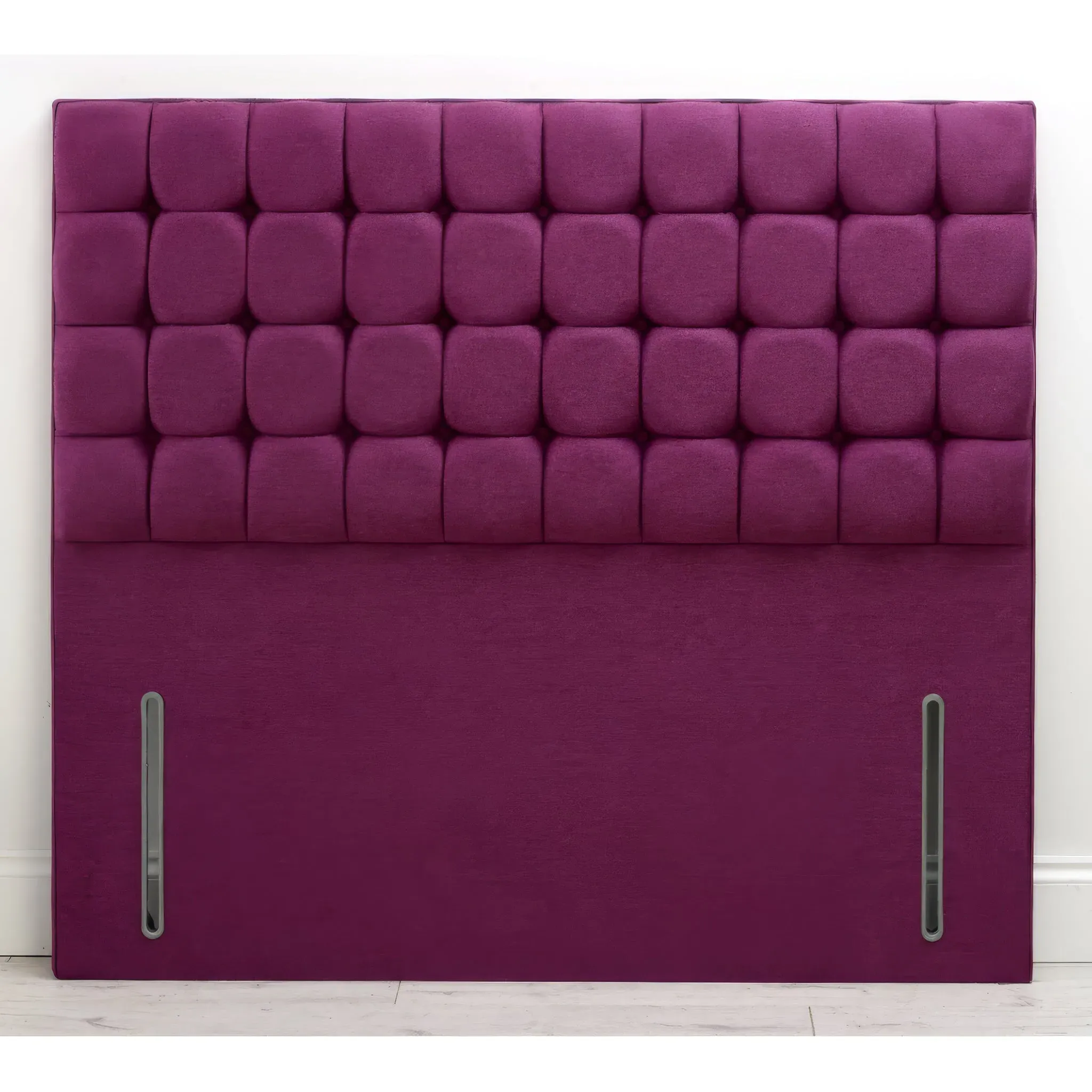 Stamford King Size Headboard - Blue, Upholstered product