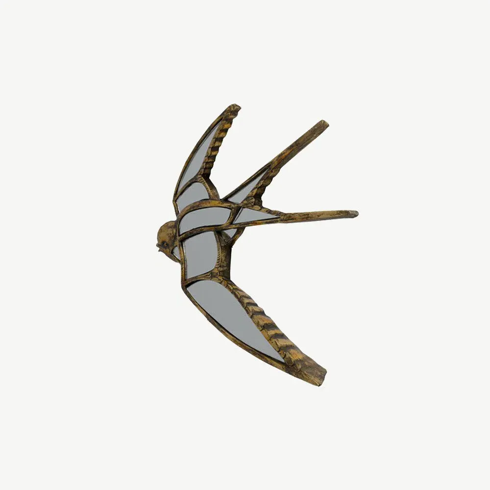 Swallow Wall Mirror - Brass product