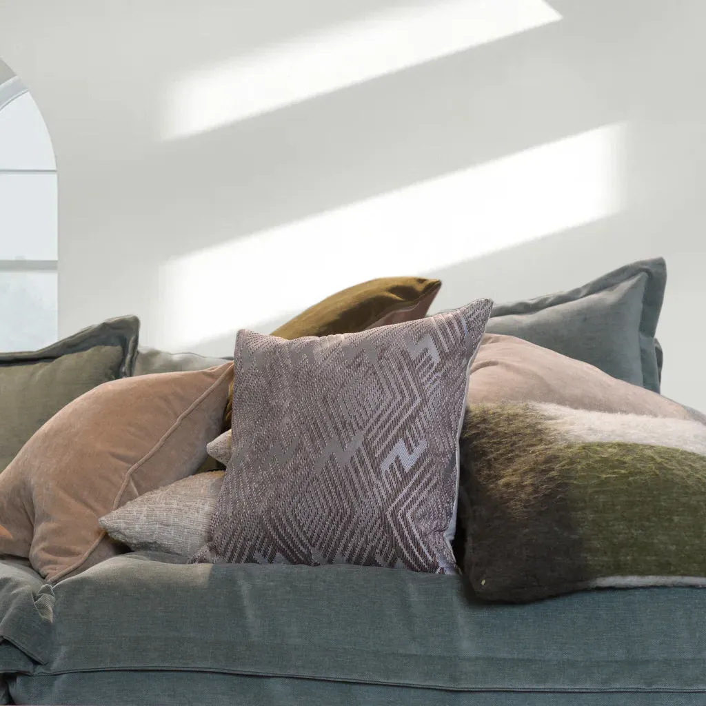 Taupe Diamond Cushion - Taupe alternate view