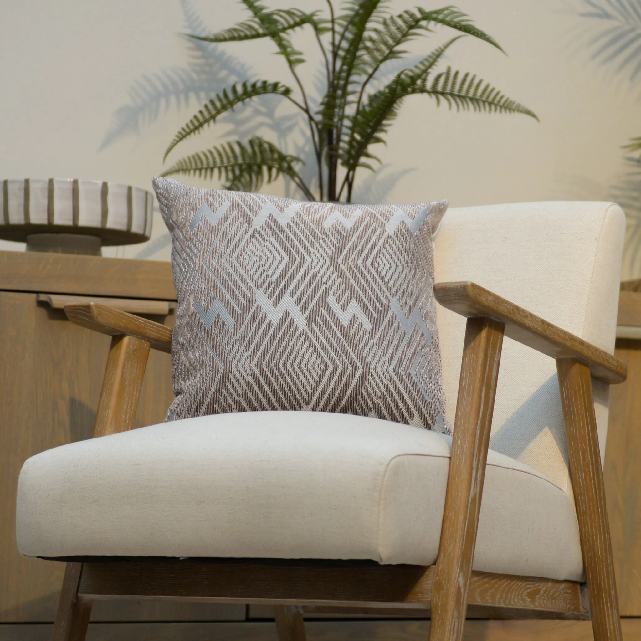 Taupe Diamond Cushion - Taupe product