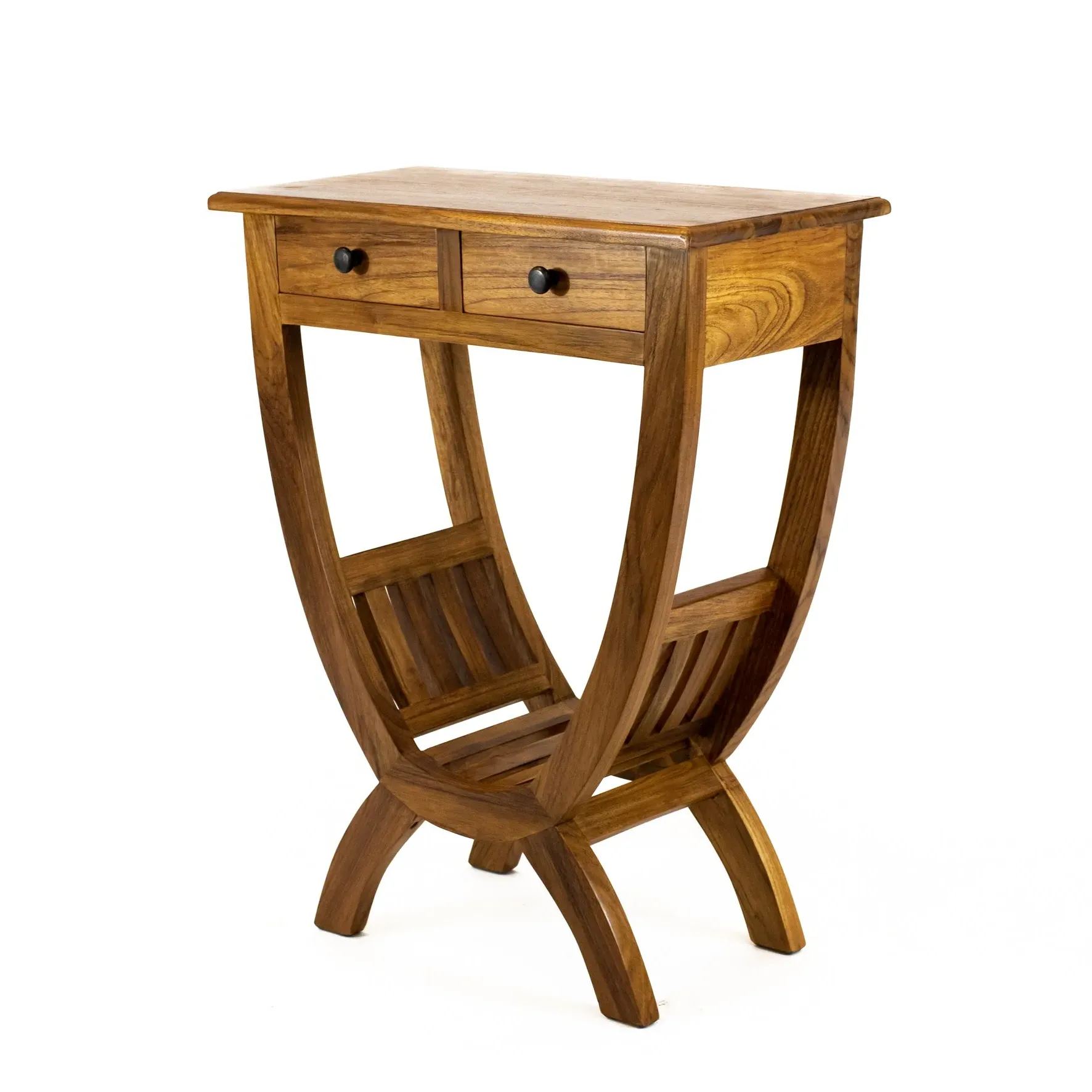 Teak Cantik Hall Table with Drawers - Teak alternate view