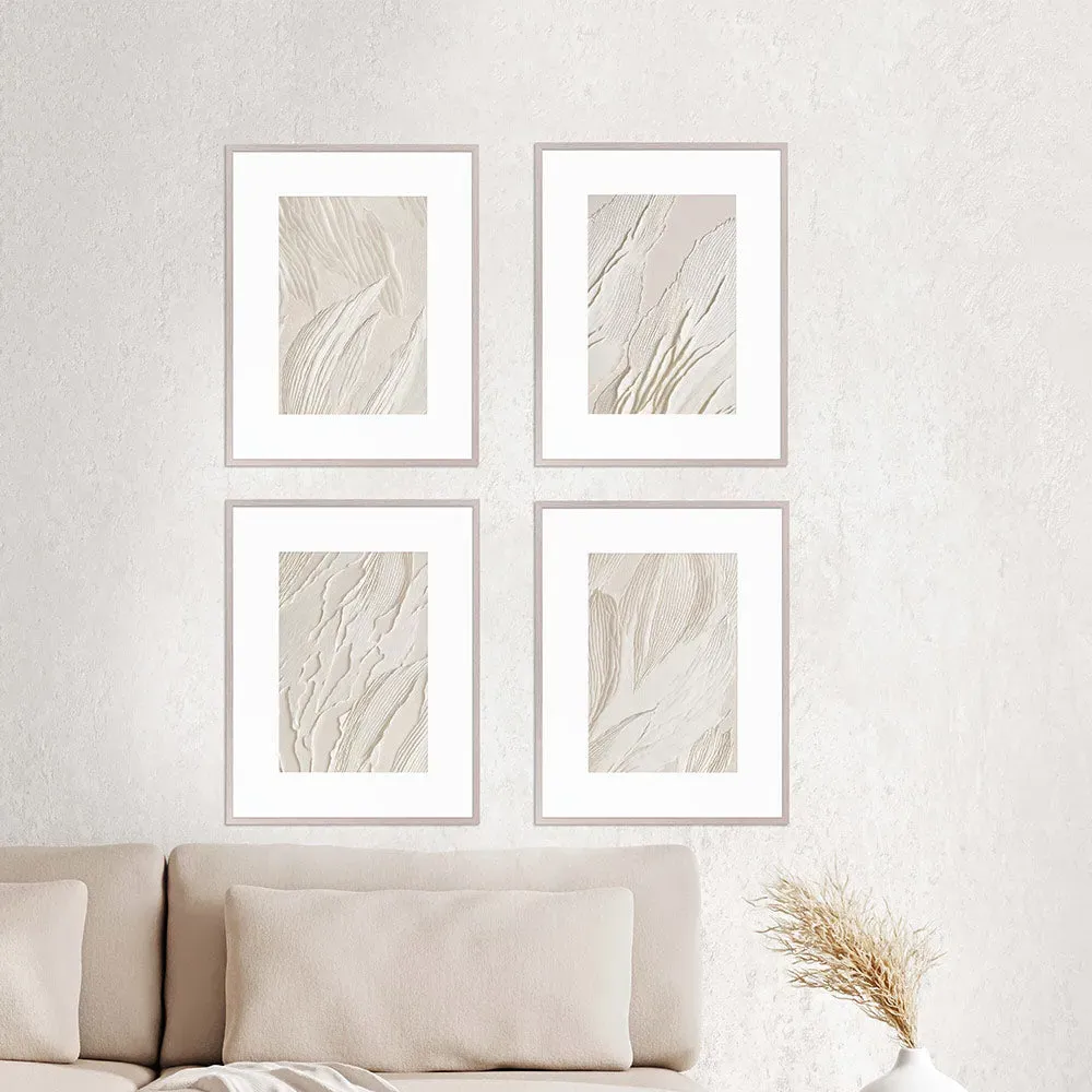 Texture Rhapsody I Wall Art - White, Ash Wood alternate view