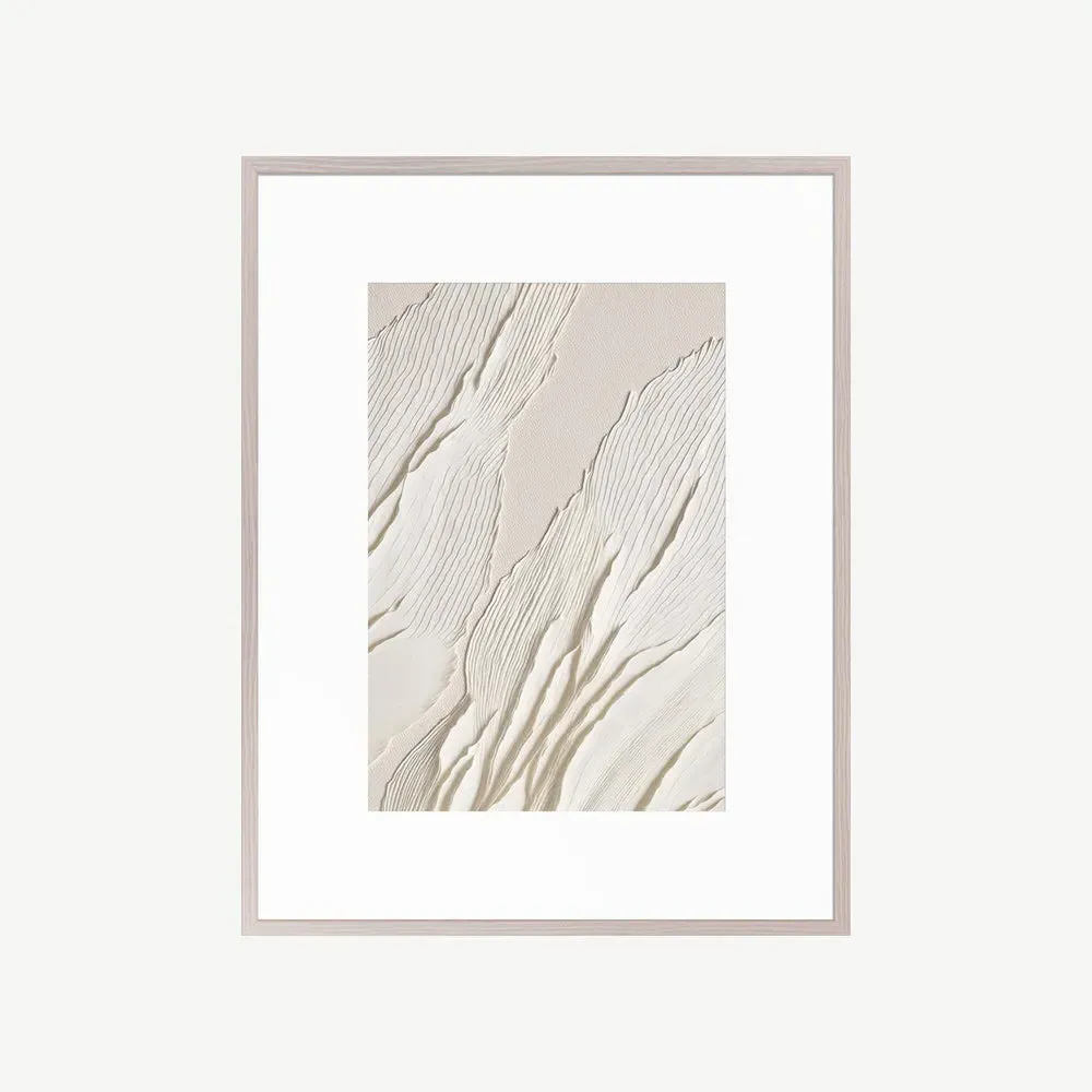 Texture Rhapsody I Wall Art - White, Ash Wood product