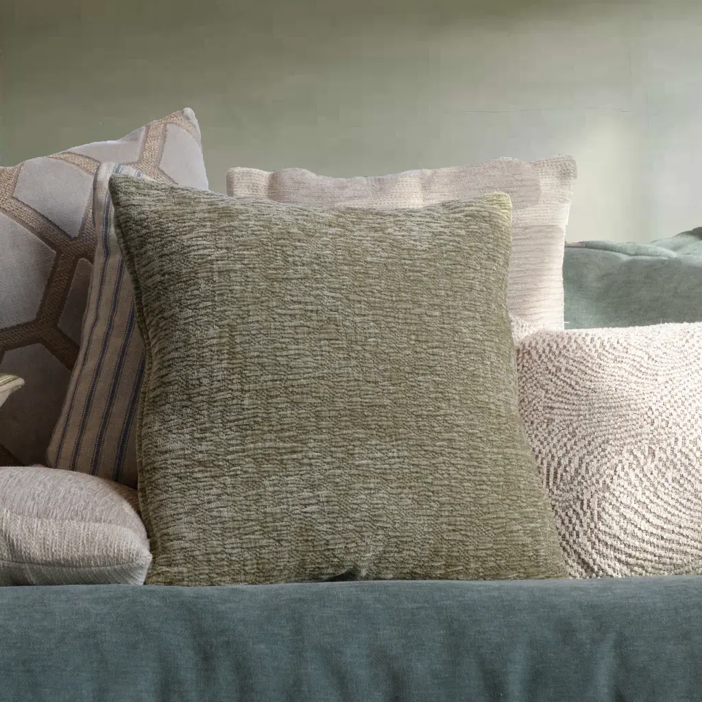 Textured Cushion - Green, Velvet product
