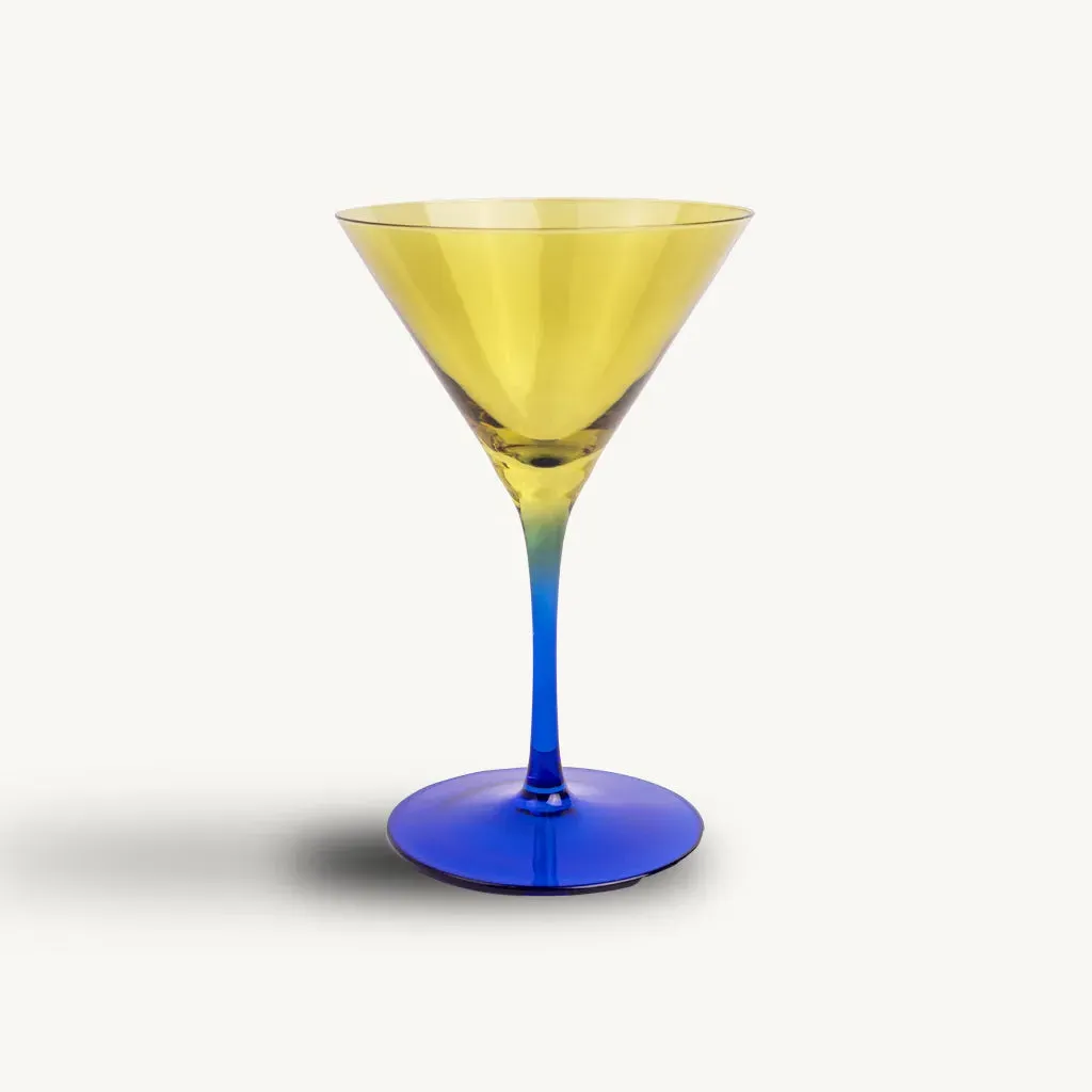 The Olive Martini Glasses Set of 2 - Green alternate view