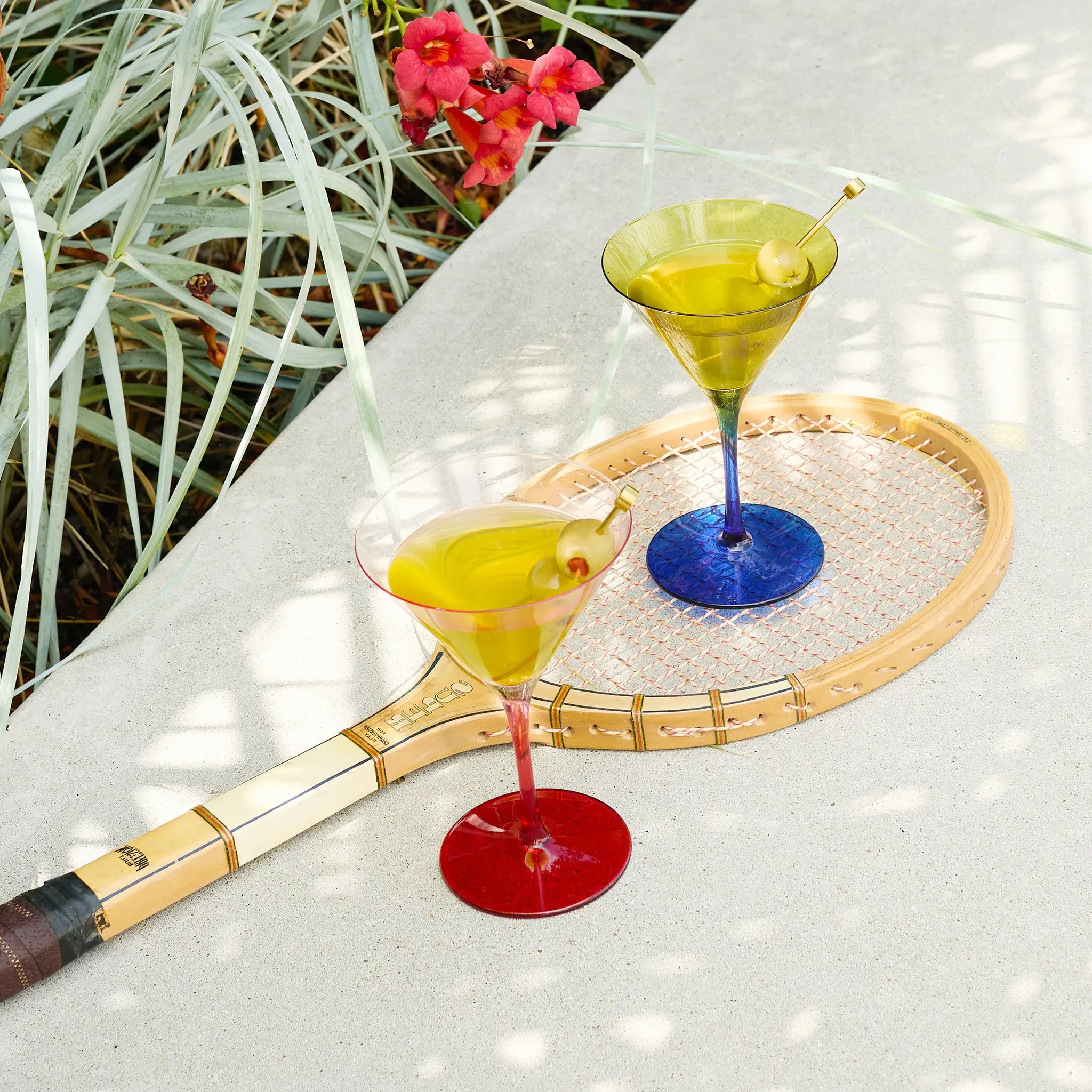 The Olive Martini Glasses Set of 2 - Green product