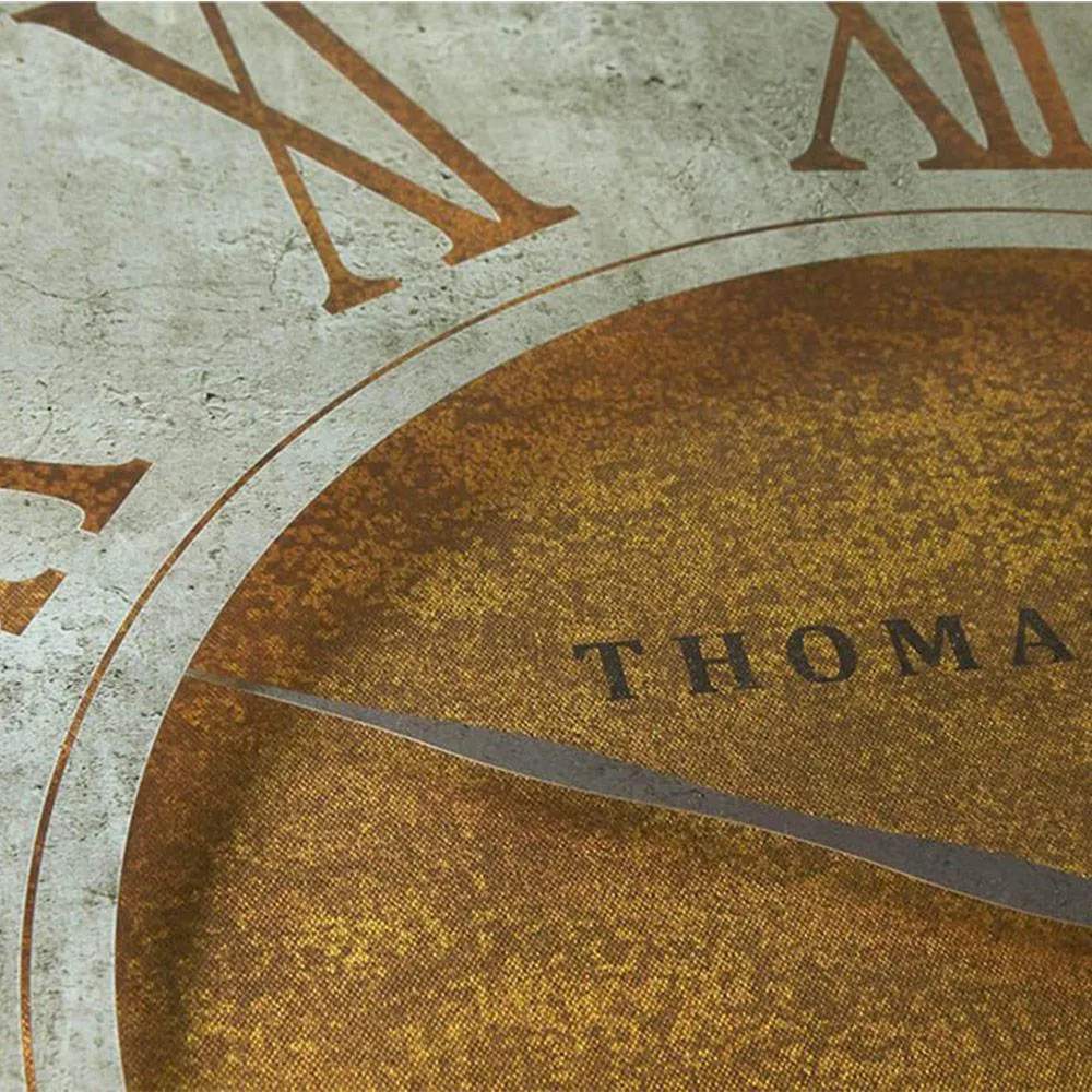 Thomas Kent Florentine Star 30" Round Wall Clock - Gold, Glass alternate view