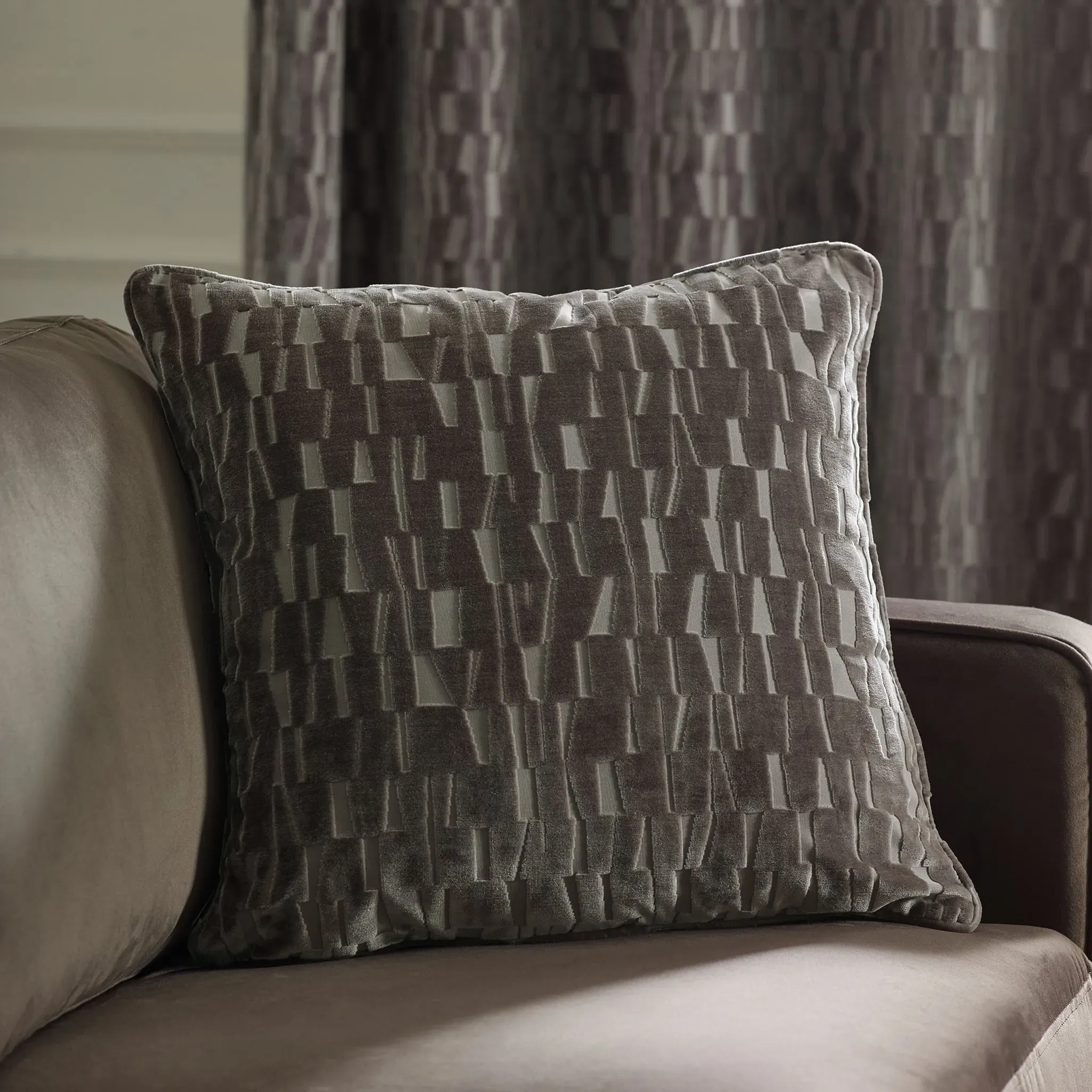 Titan Velvet Cushion - Beige product