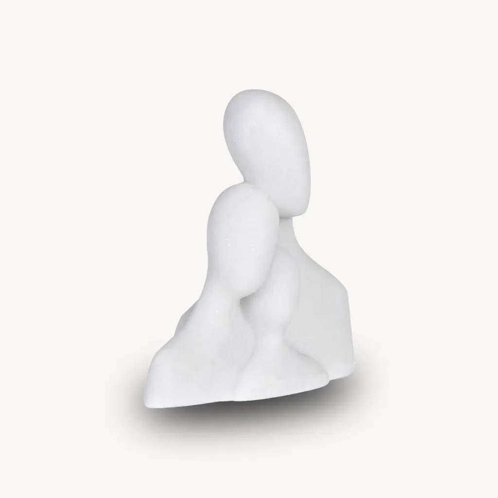 Togetherness Abstract Cast Resin Sculpture alternate view