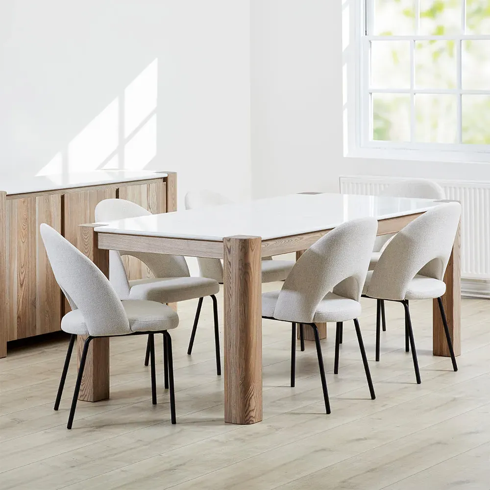 Torano 200cm Dining Table - Sintered Stone, Ash product