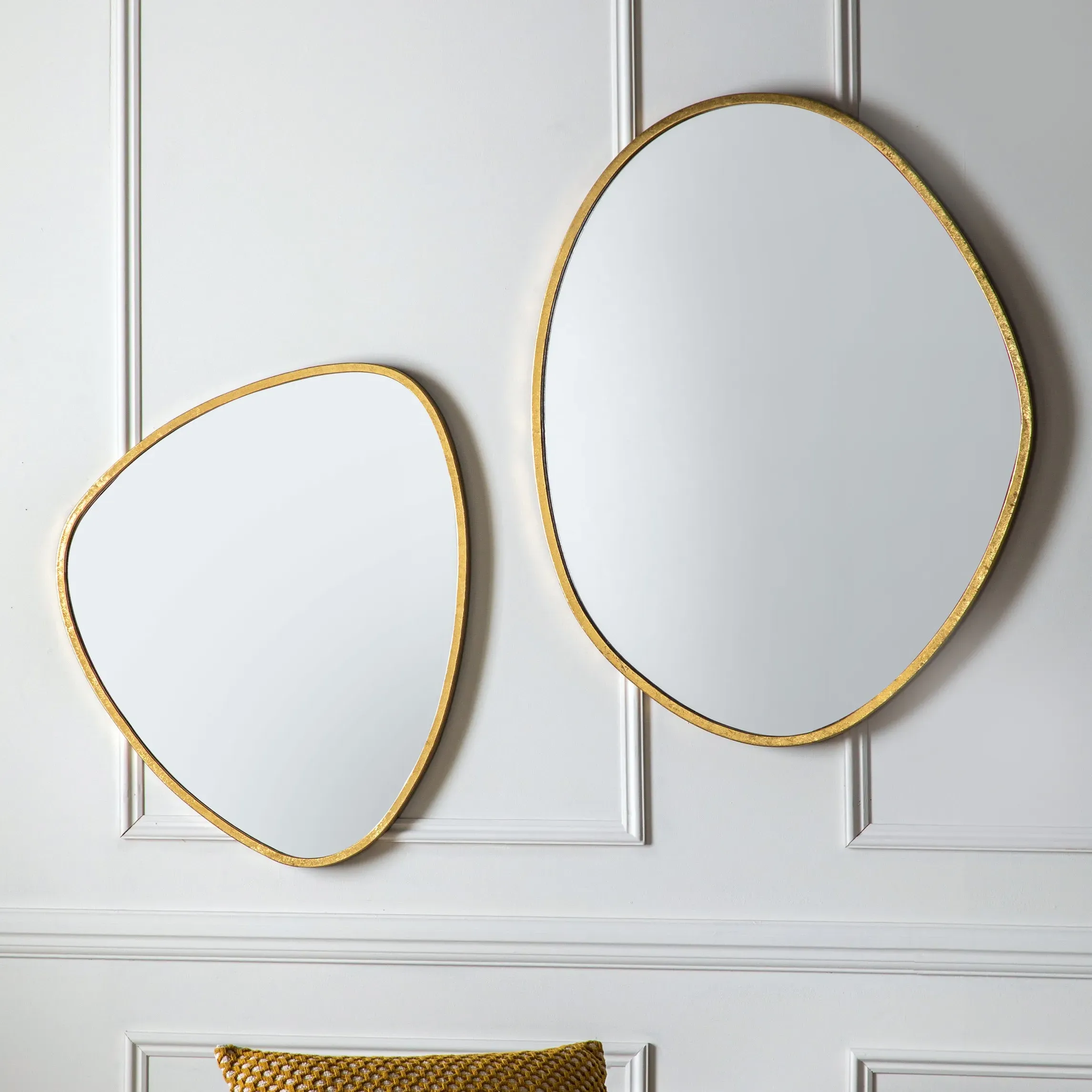 Toronto Irregular Wall Mirror - Gold alternate view