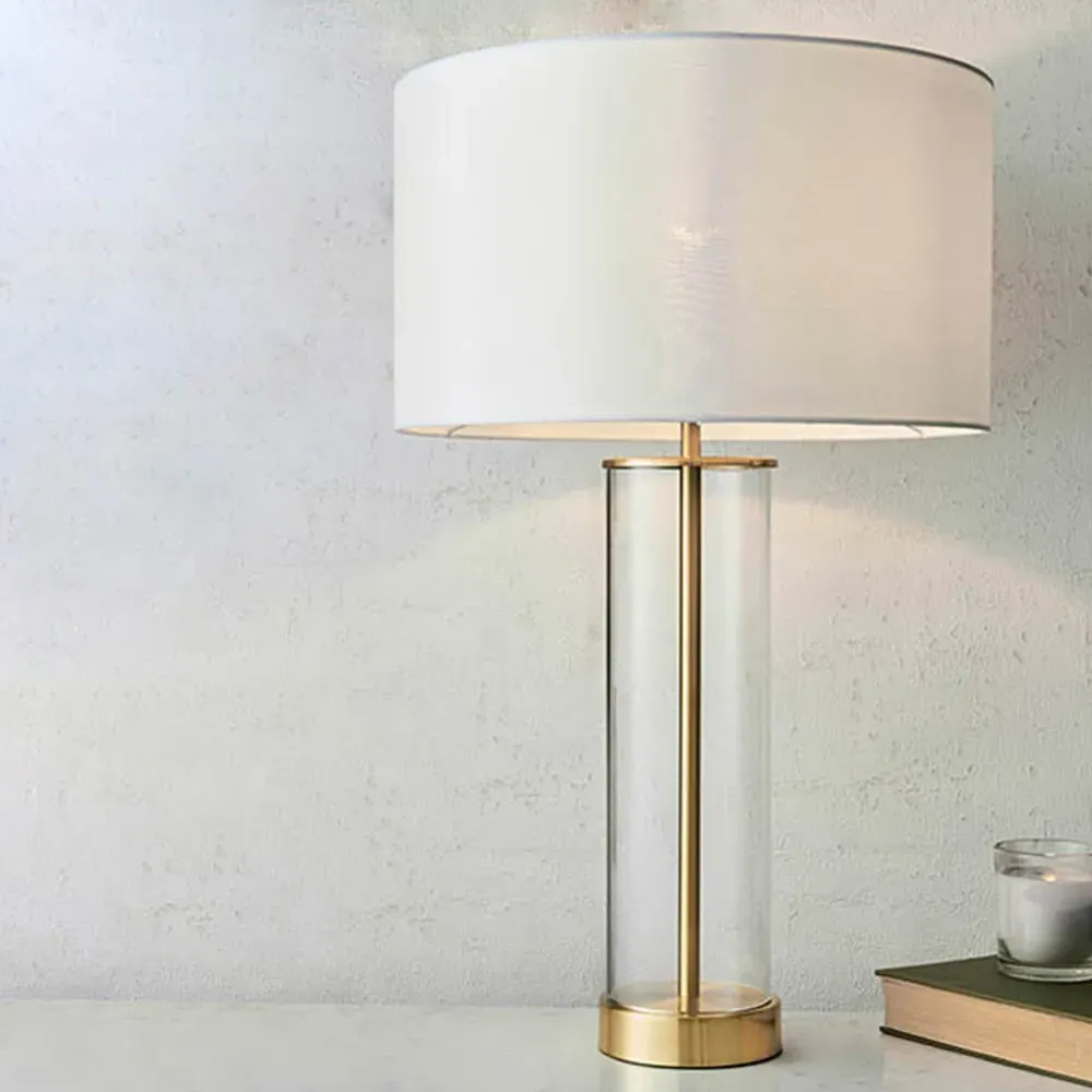 Trafford Touch Table Lamp - Brass, Glass product