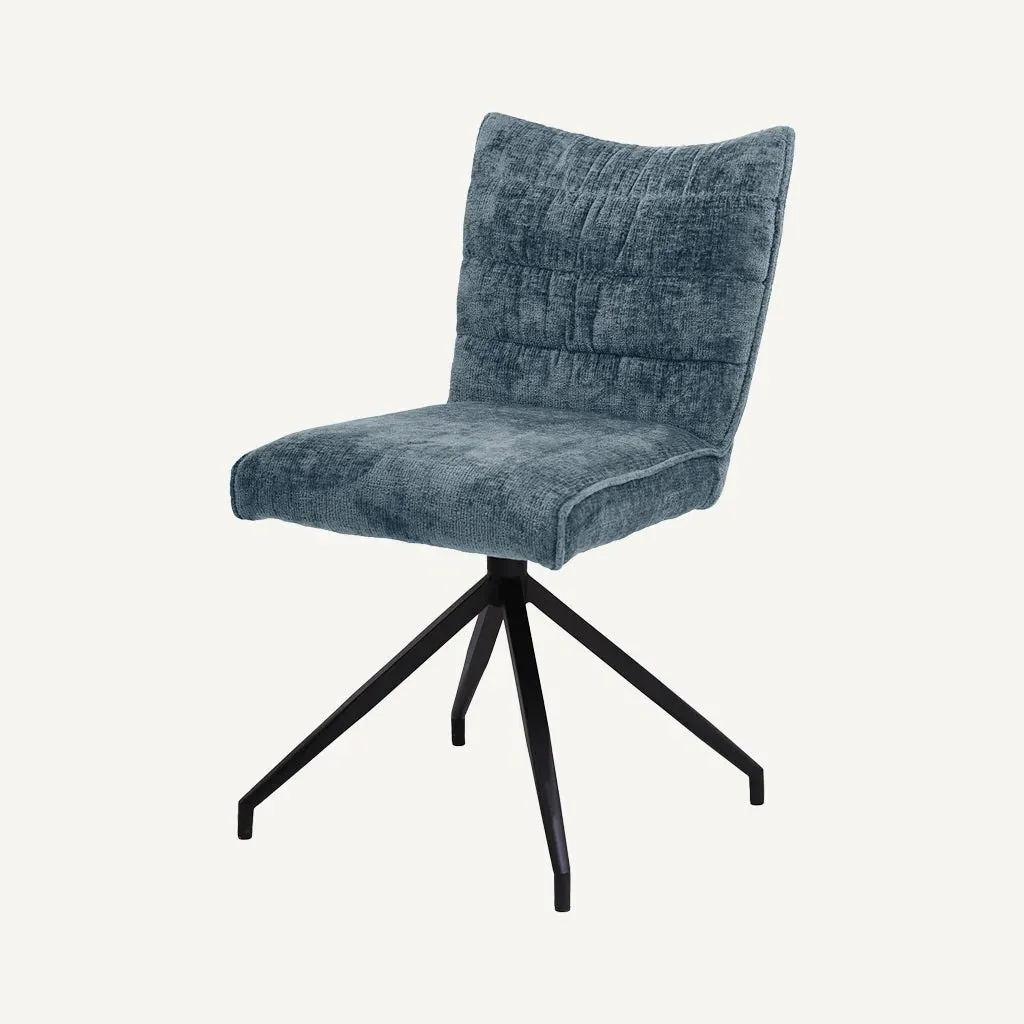 Troy Swivel Dining Chair - Blue product