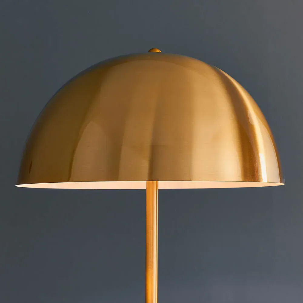 Tyra Floor Lamp - Antique Brass, Metal alternate view