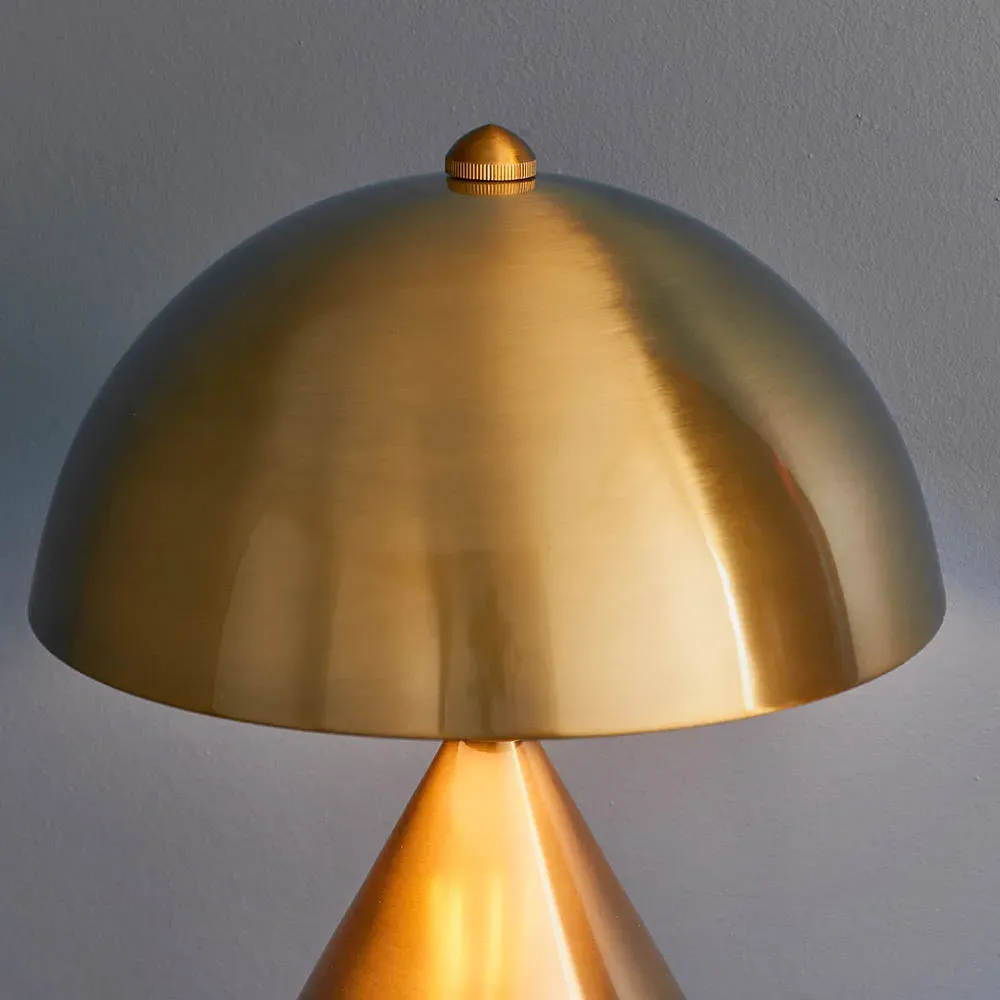 Tyra Table Lamp - Antique Brass, Metal alternate view
