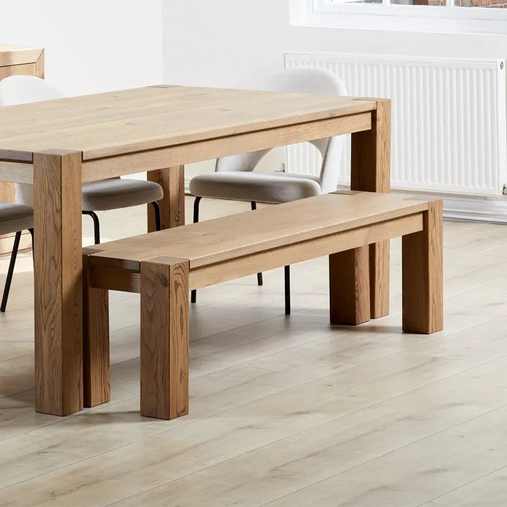 Varis Bench - Solid European Oak, Natural Oil Finish product